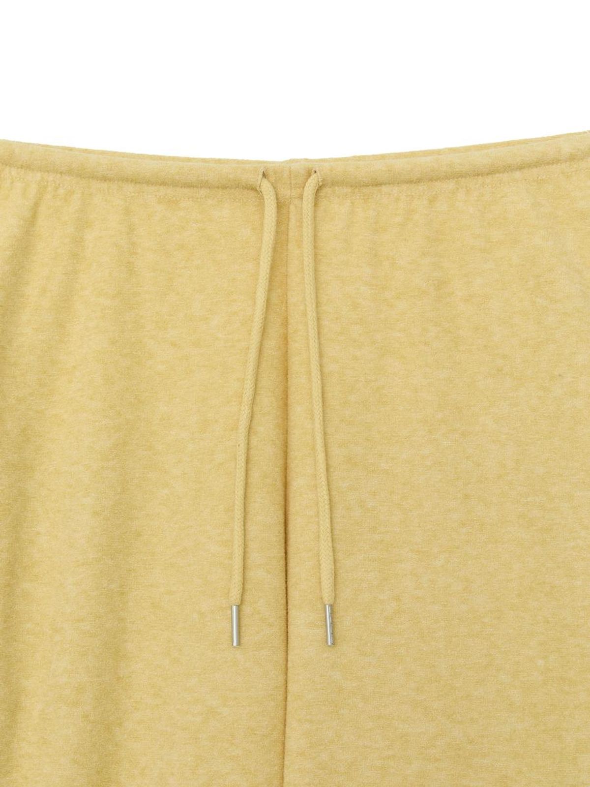 글로니(GLOWNY) SNUG TERRY STRING PANTS (YELLOW)