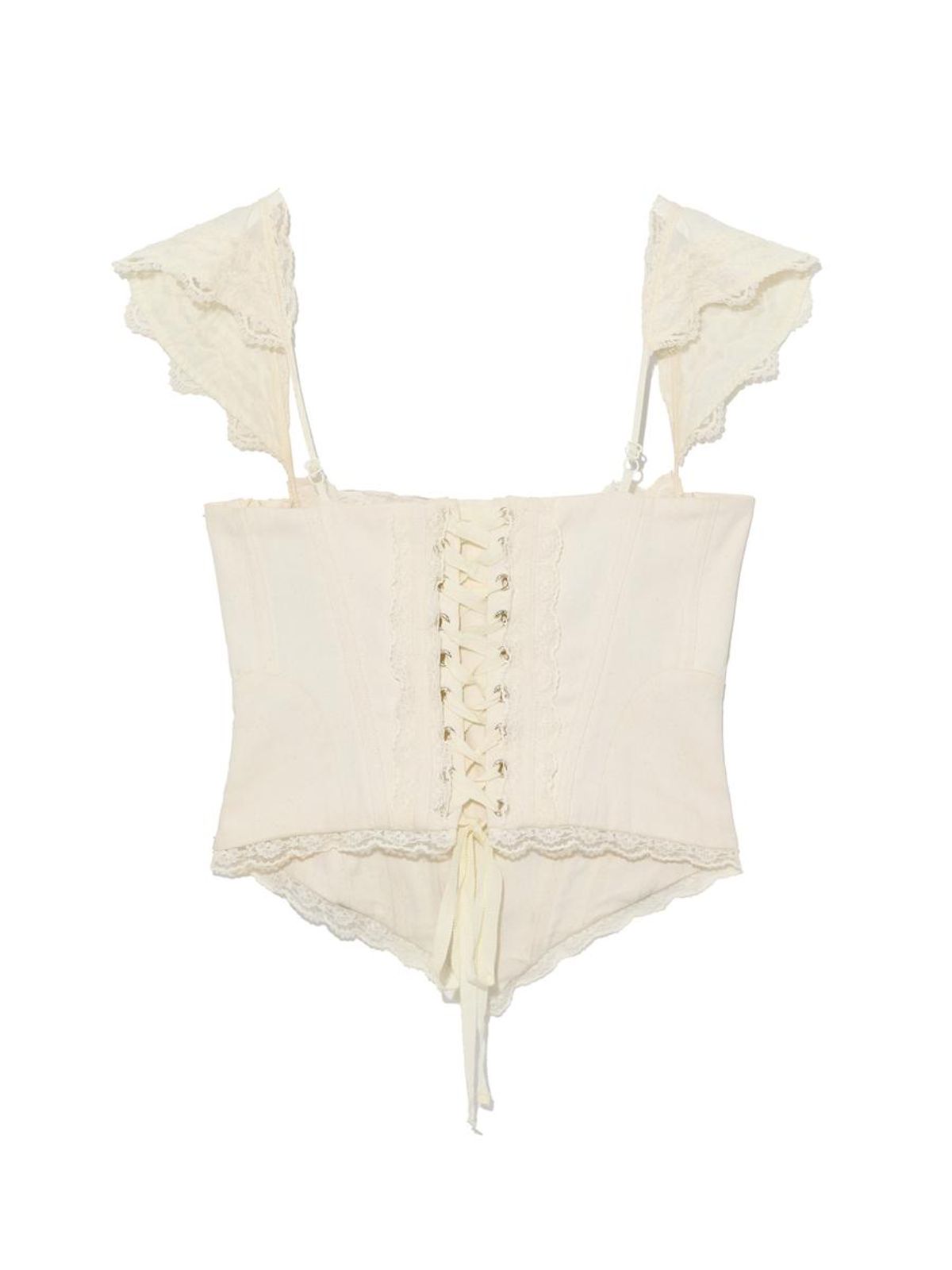 글로니(GLOWNY) POWDER CORSET TOP (ECRU)