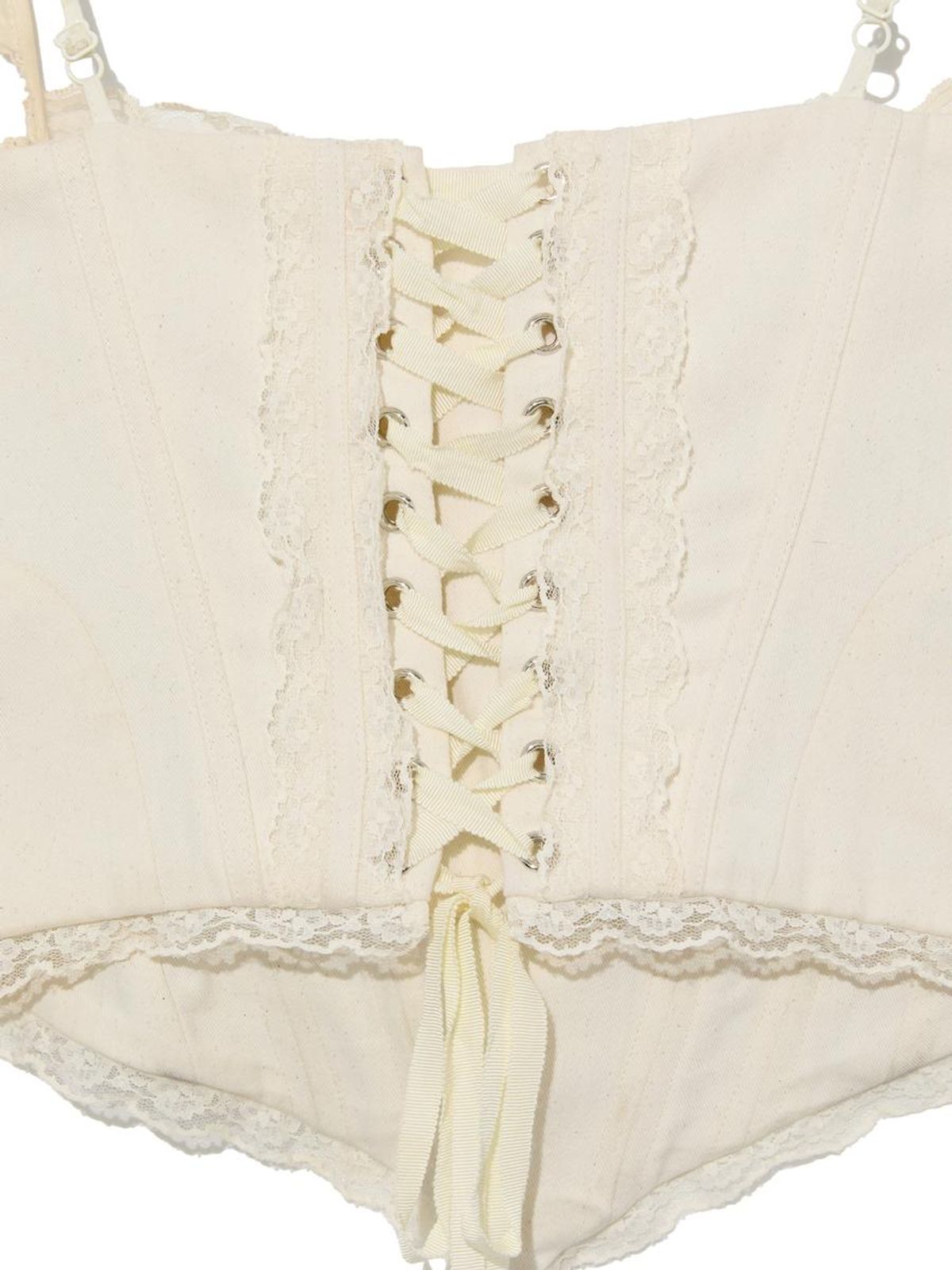 글로니(GLOWNY) POWDER CORSET TOP (ECRU)