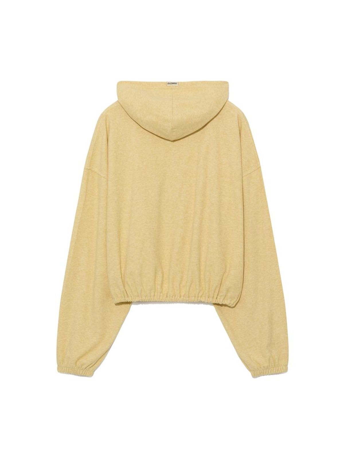글로니(GLOWNY) SNUG TERRY V-CUT HOODIE (YELLOW)