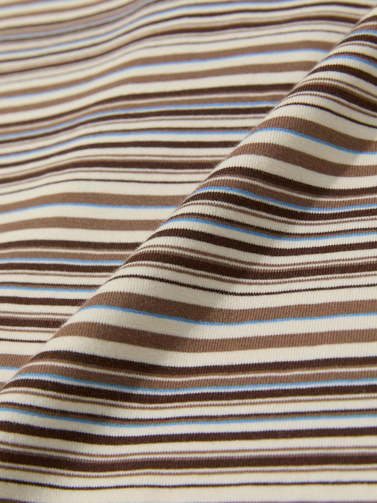 글로니(GLOWNY) ROAN LAYERED LONG SLEEVE (BROWN STRIPE)