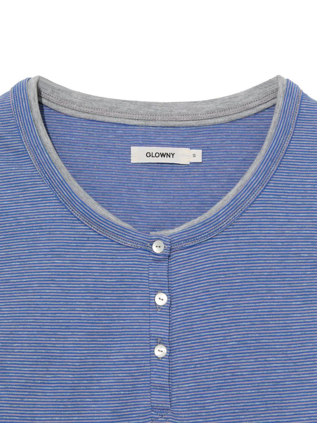 글로니(GLOWNY) ROAN LAYERED LONG SLEEVE (BLUE STRIPE)
