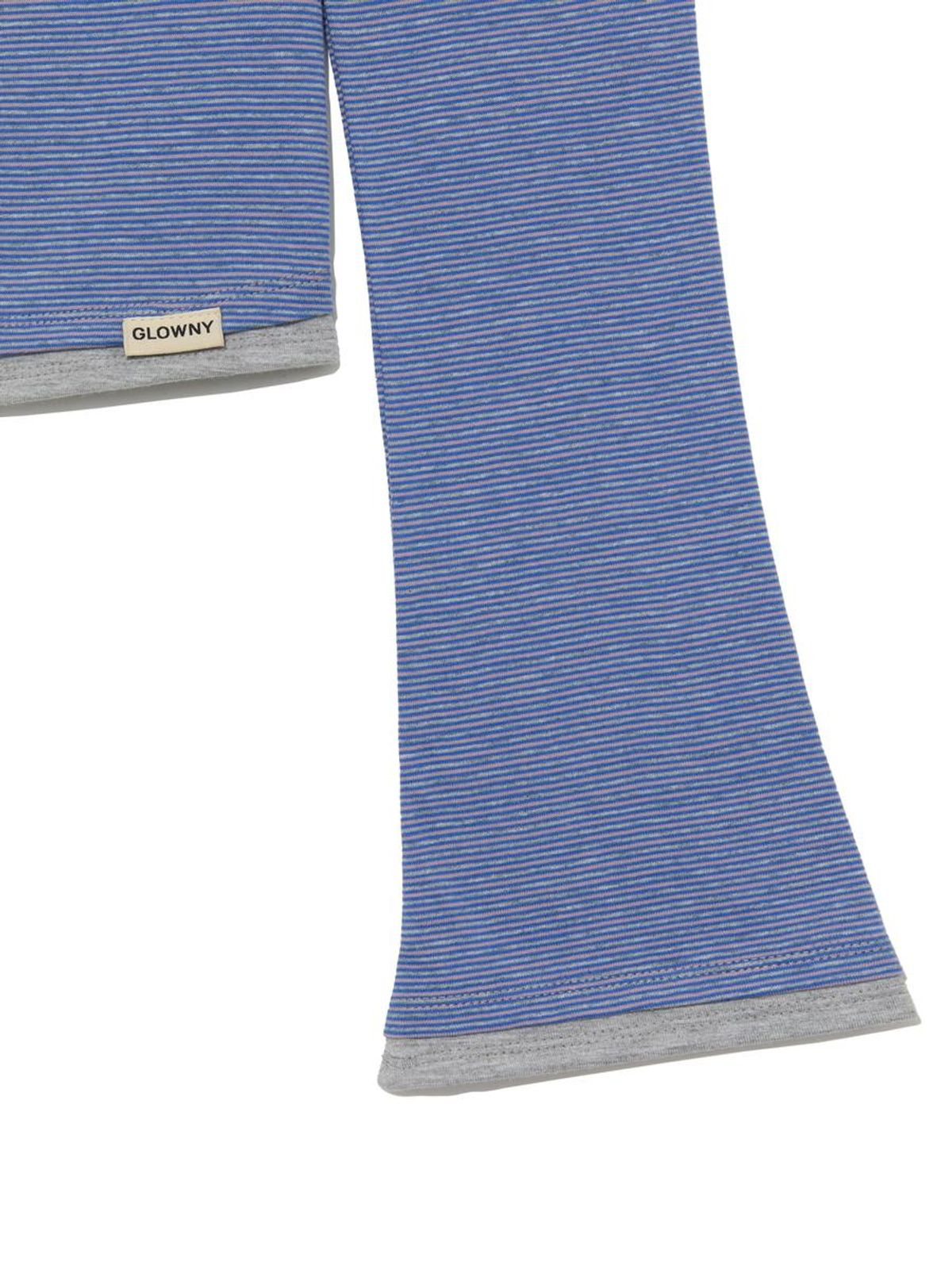 글로니(GLOWNY) ROAN LAYERED LONG SLEEVE (BLUE STRIPE)