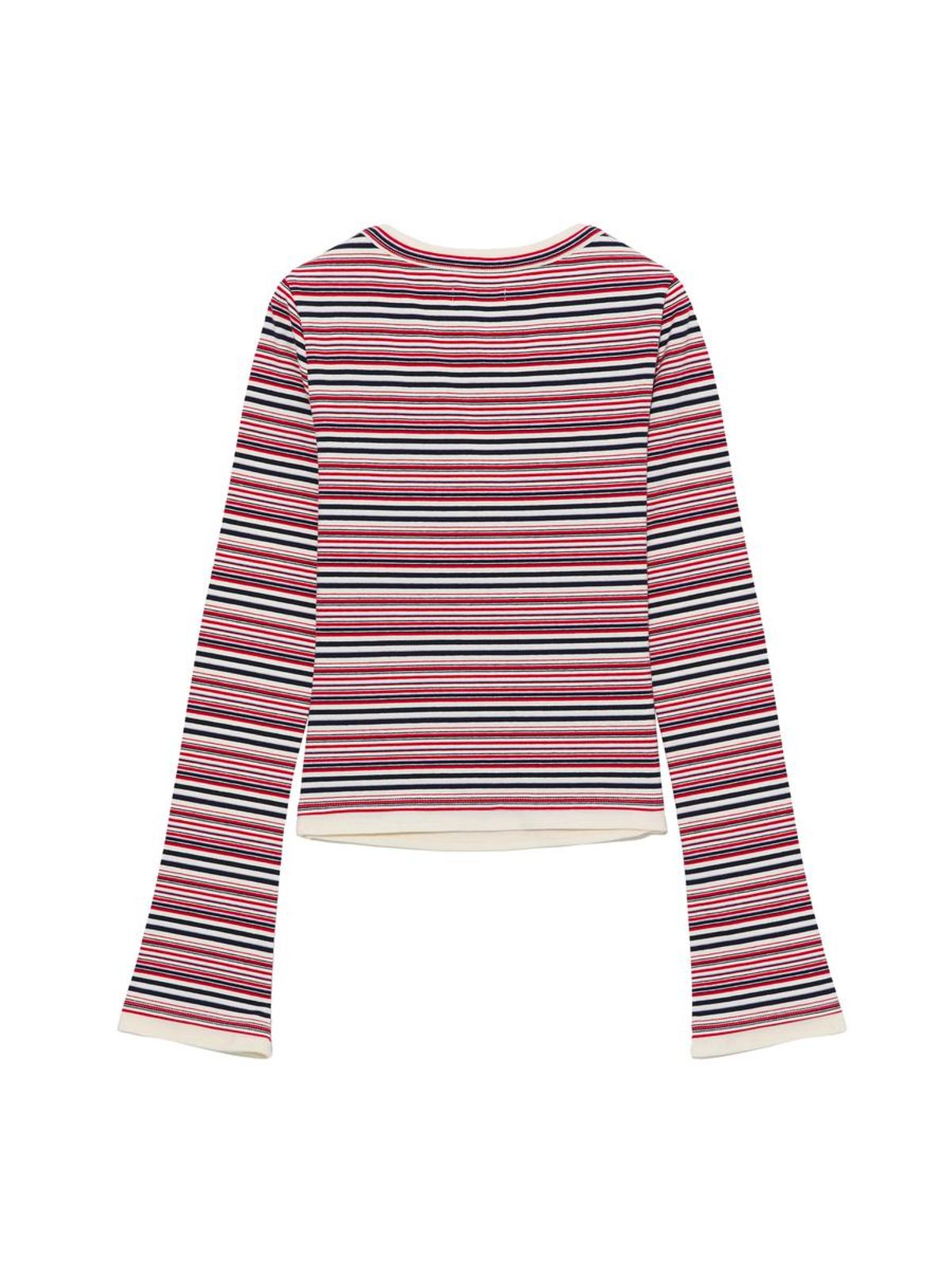 글로니(GLOWNY) ROAN LAYERED LONG SLEEVE (RED STRIPE)