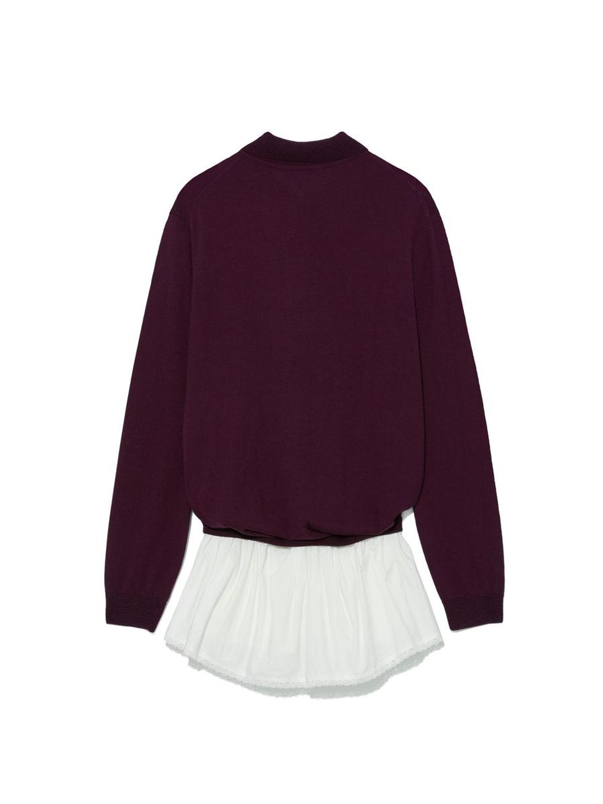 글로니(GLOWNY) NEST POLO MINI DRESS (WINE)