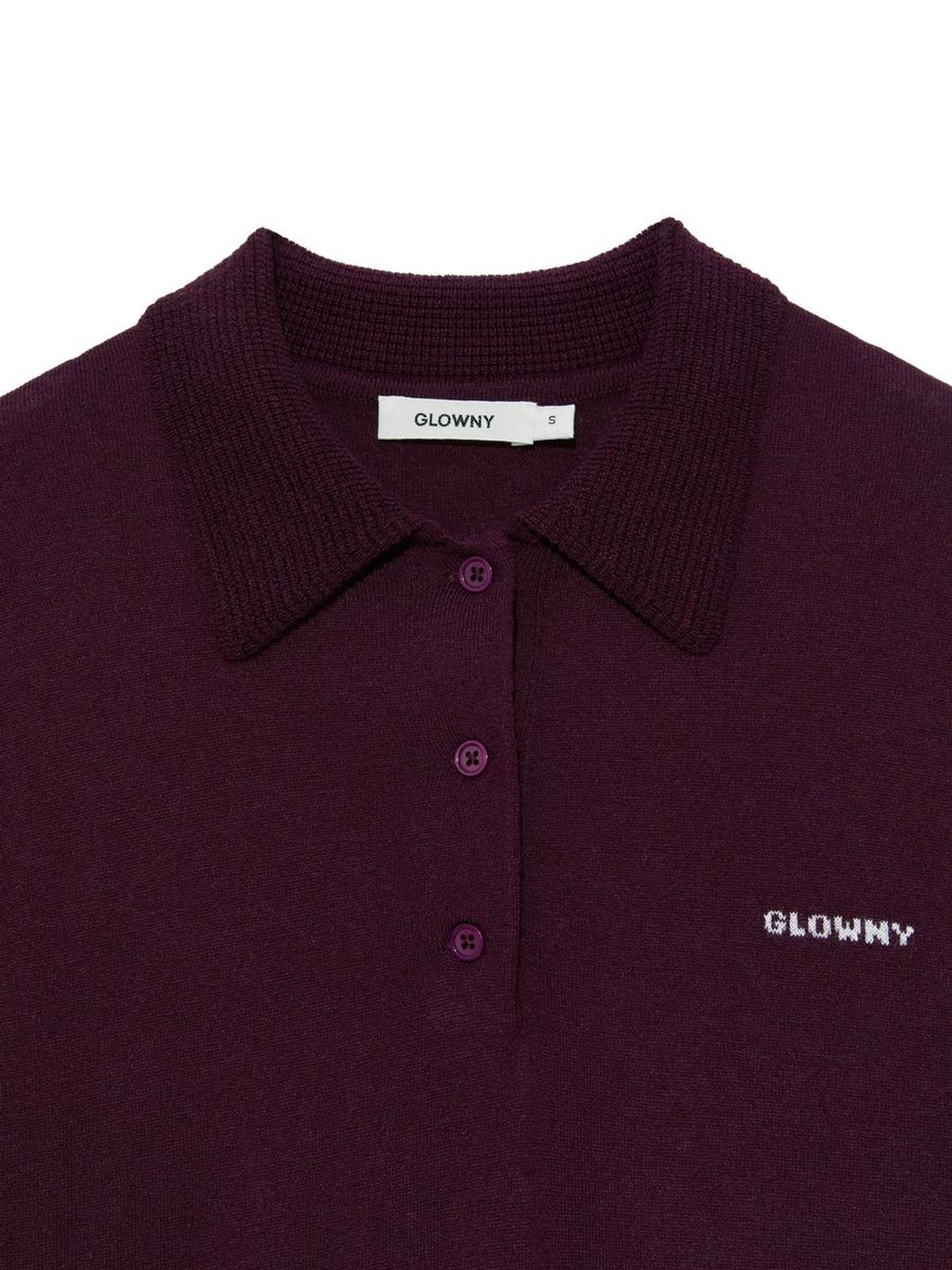 글로니(GLOWNY) NEST POLO MINI DRESS (WINE)