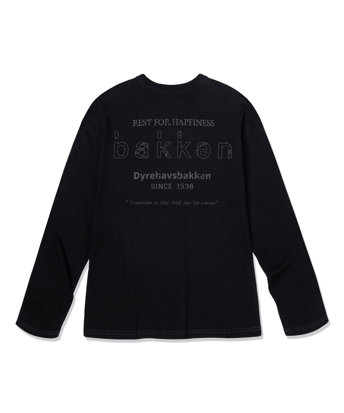 바켄(BAKKEN) [MEN] 스티치 컬러 포인트 긴팔 티셔츠 BK4993 (3 COLOR)