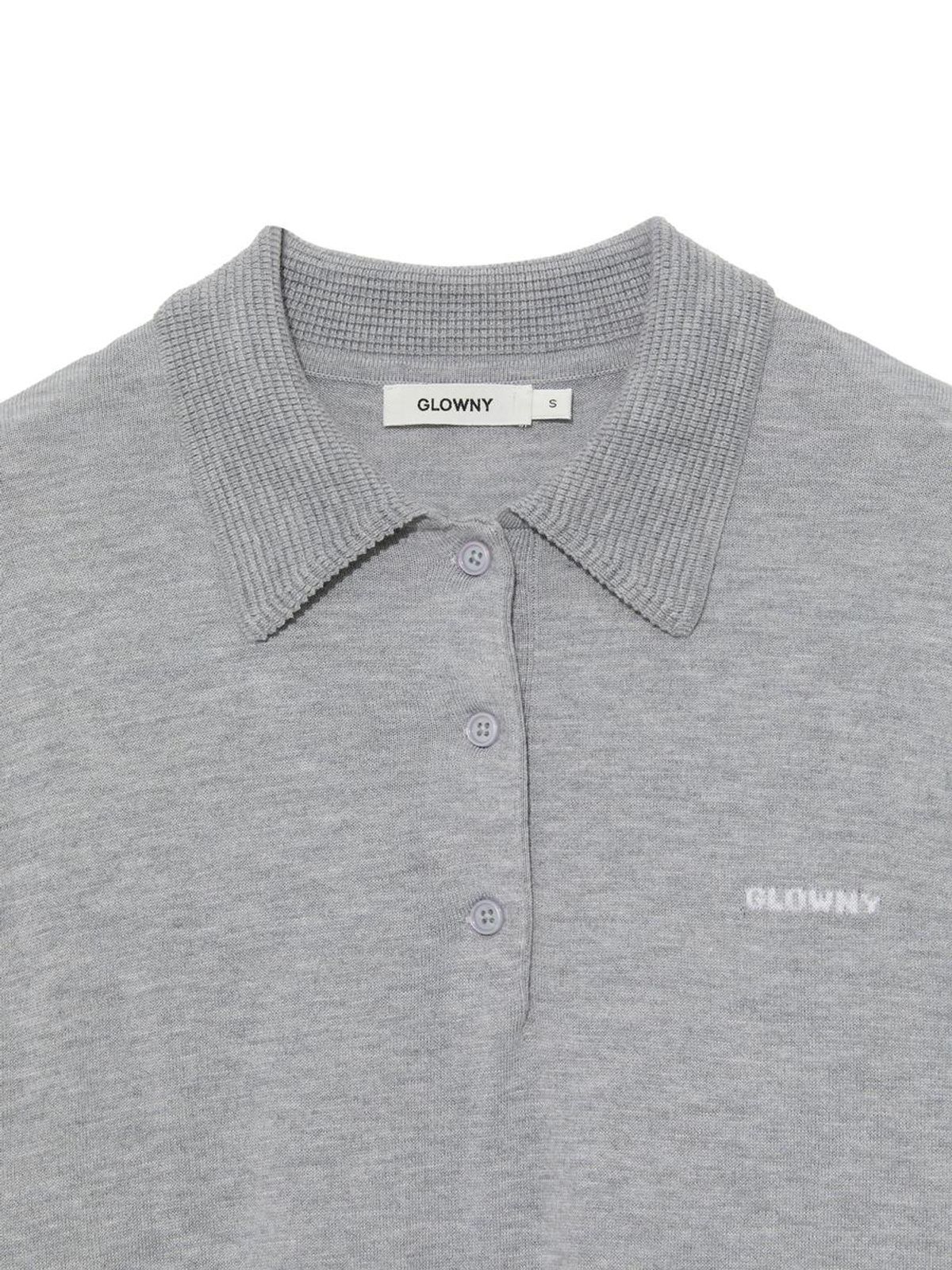 글로니(GLOWNY) NEST POLO MINI DRESS (GRAY)