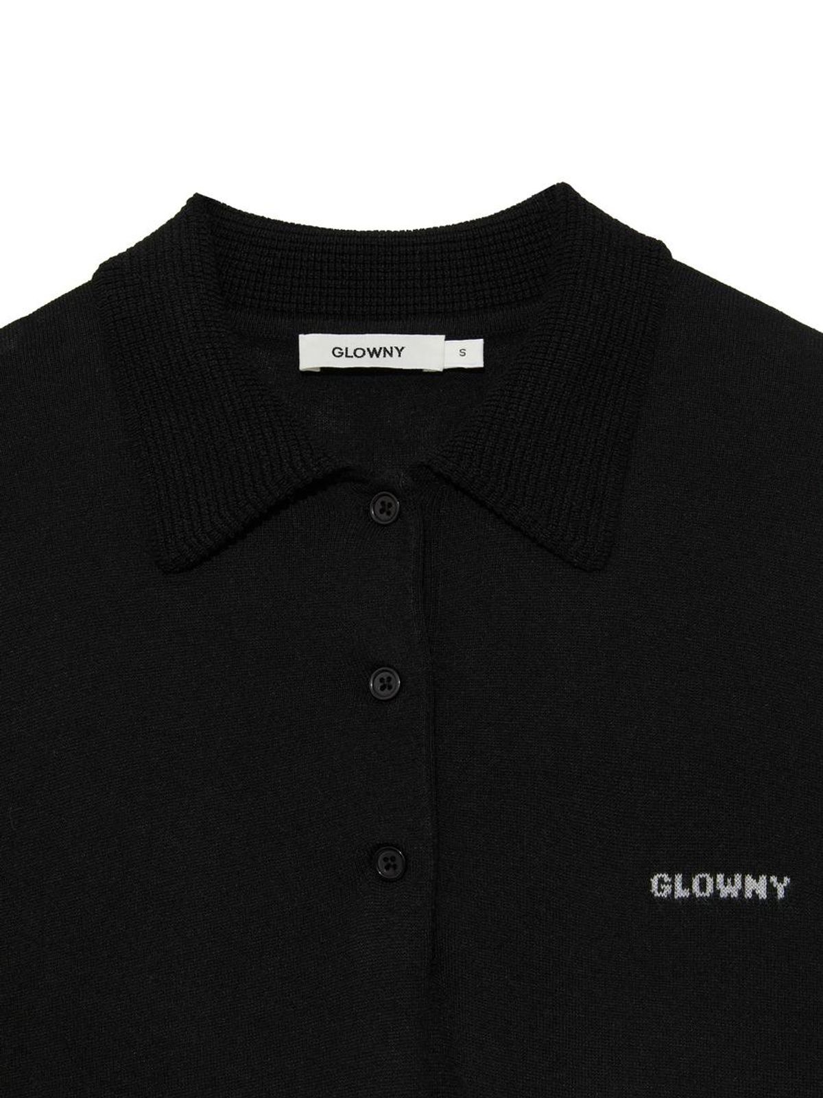 글로니(GLOWNY) NEST POLO MINI DRESS (BLACK)