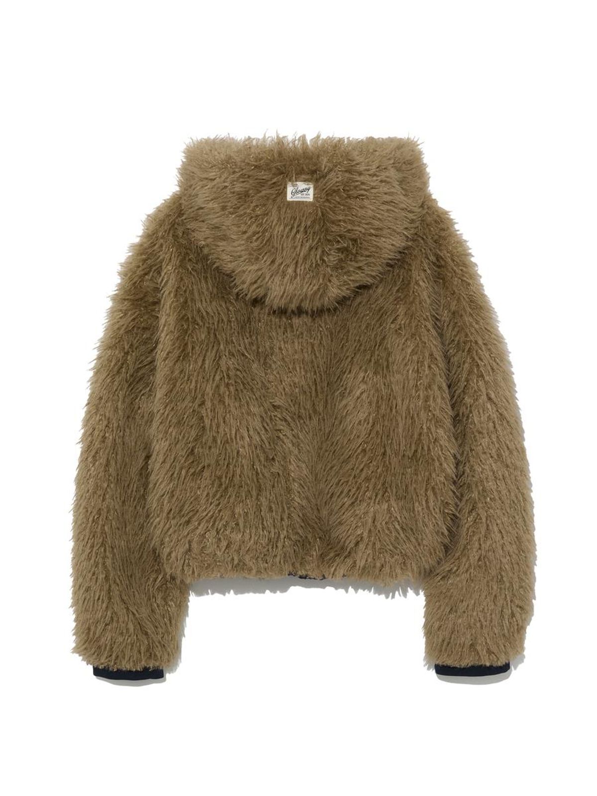글로니(GLOWNY) FLURRY REVERSIBLE FUR JACKET (NAVY)