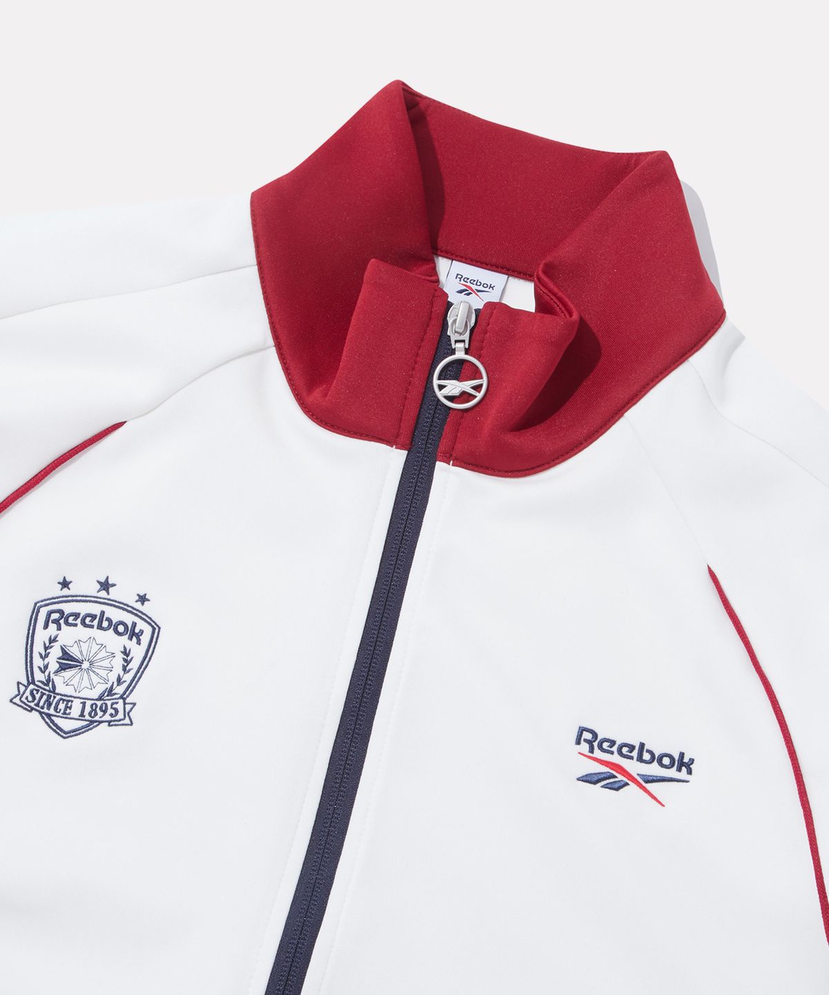 리복(REEBOK) 벡터 라인 저지 트랙 탑 - 오프 화이트