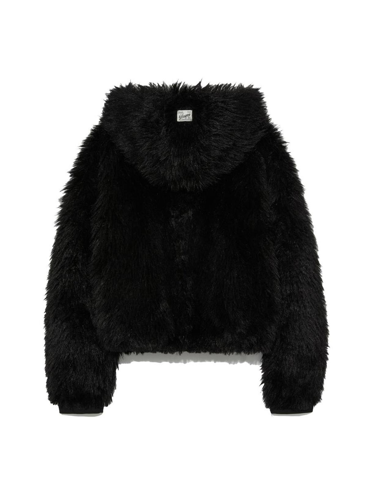 글로니(GLOWNY) FLURRY REVERSIBLE FUR JACKET (BLACK)