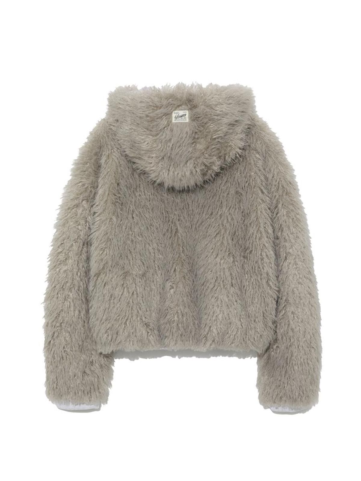 글로니(GLOWNY) FLURRY REVERSIBLE FUR JACKET (MELANGE GRAY)