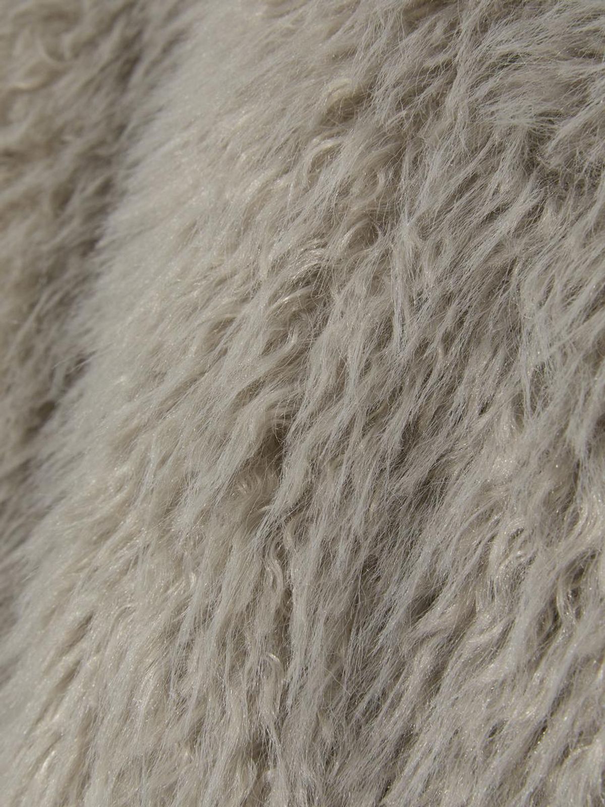글로니(GLOWNY) FLURRY REVERSIBLE FUR JACKET (MELANGE GRAY)