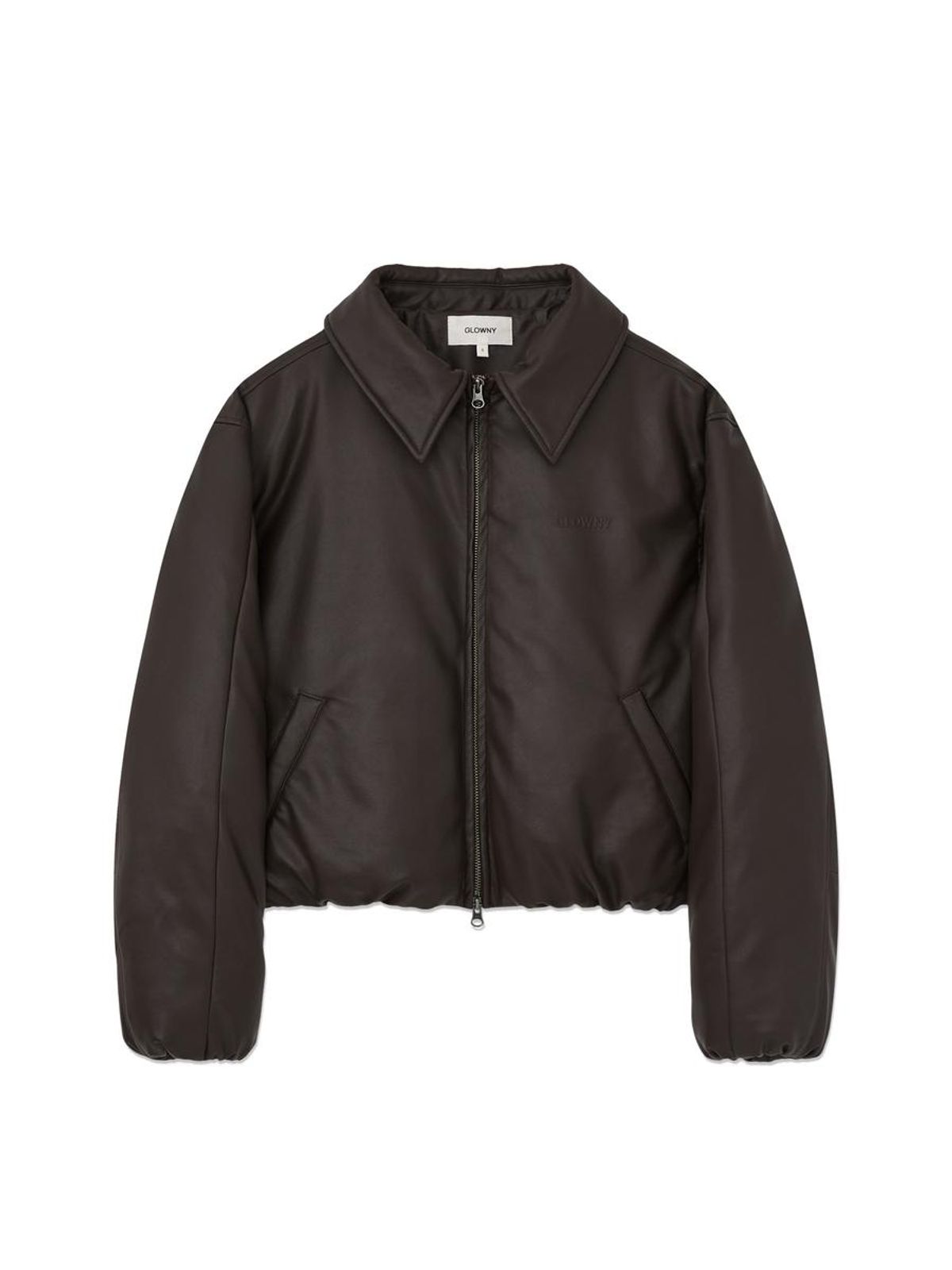 글로니(GLOWNY) PLUMP LEATHER PADDING (BROWN)