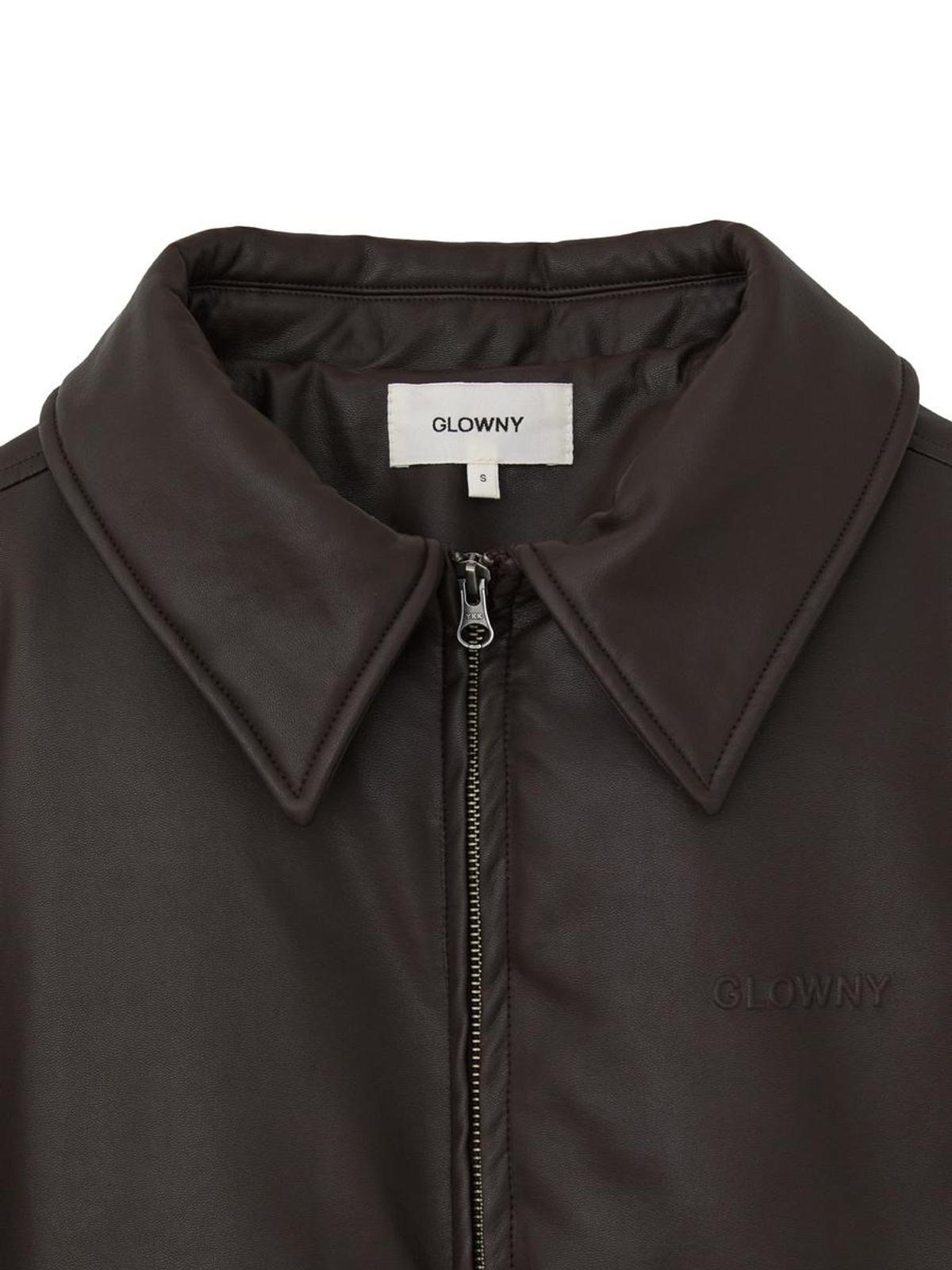 글로니(GLOWNY) PLUMP LEATHER PADDING (BROWN)