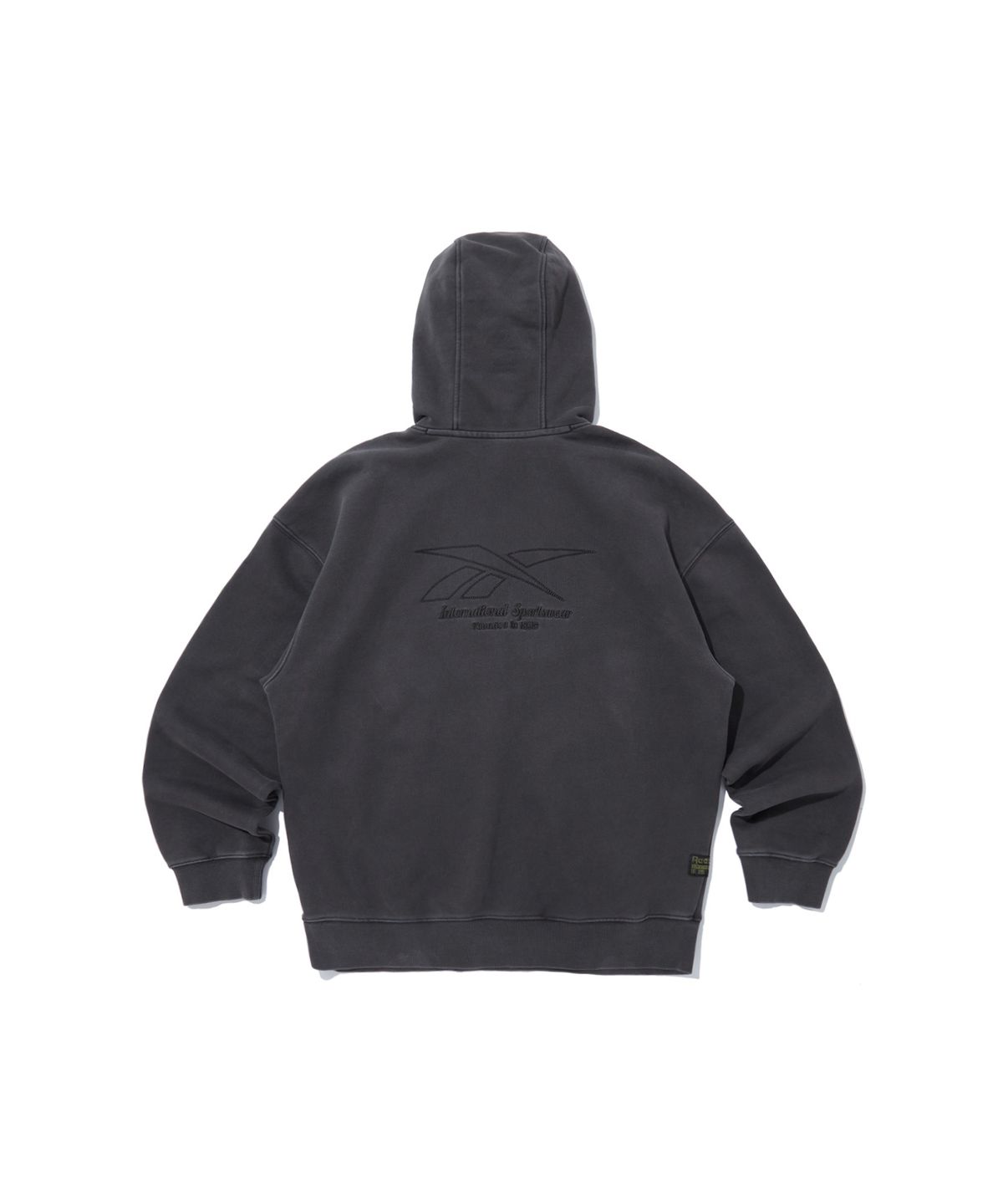 리복(REEBOK) 가먼트다잉 스타크레스트 후디 - 차콜