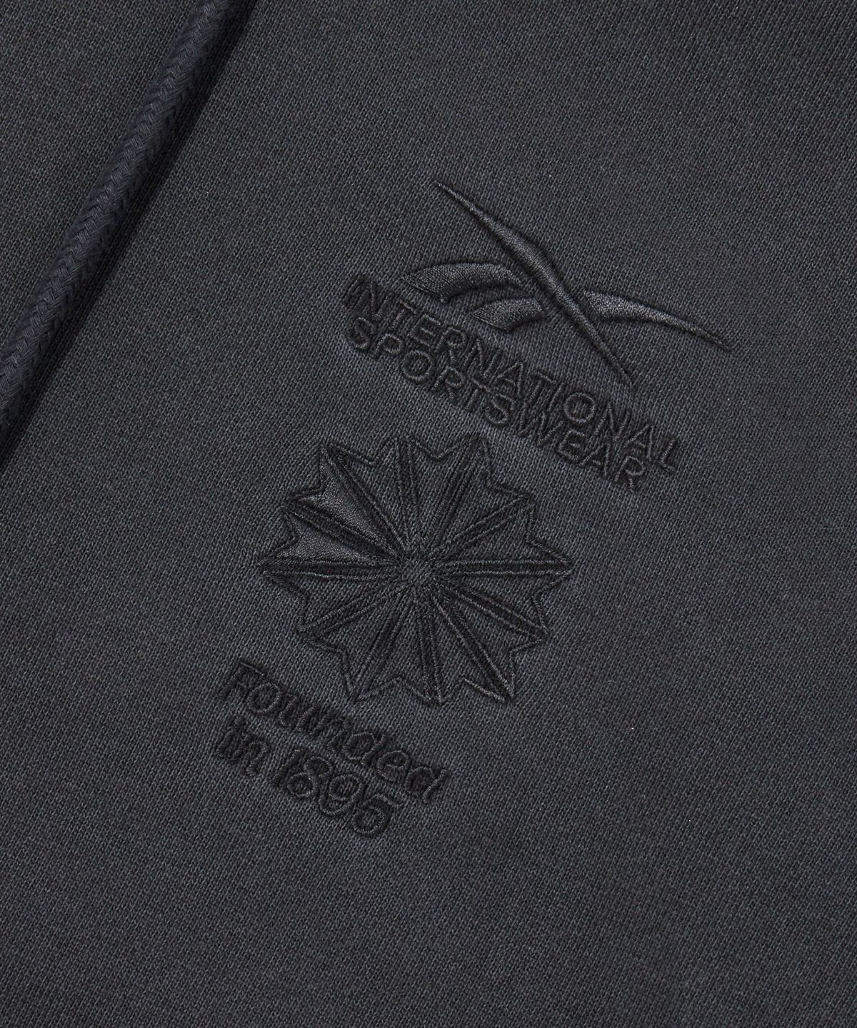 리복(REEBOK) 가먼트다잉 스타크레스트 후디 - 차콜