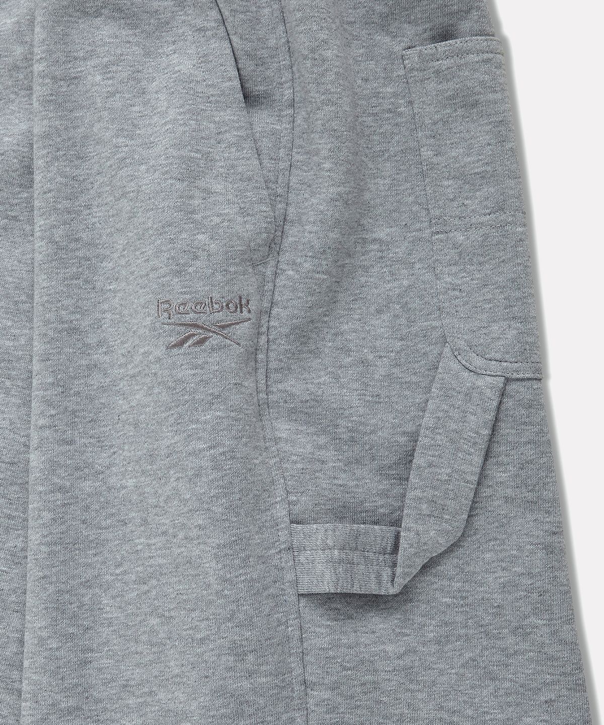 리복(REEBOK) 스웻 와이드 카펜터 팬츠 - 멜란지 그레이