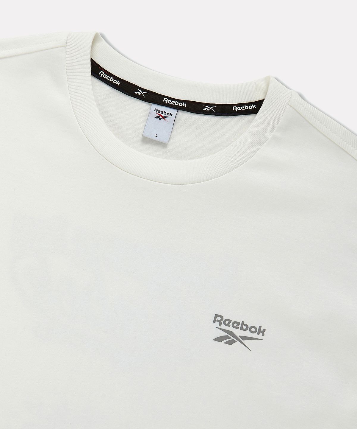 리복(REEBOK) 레거시 그래픽 긴팔티 - 화이트