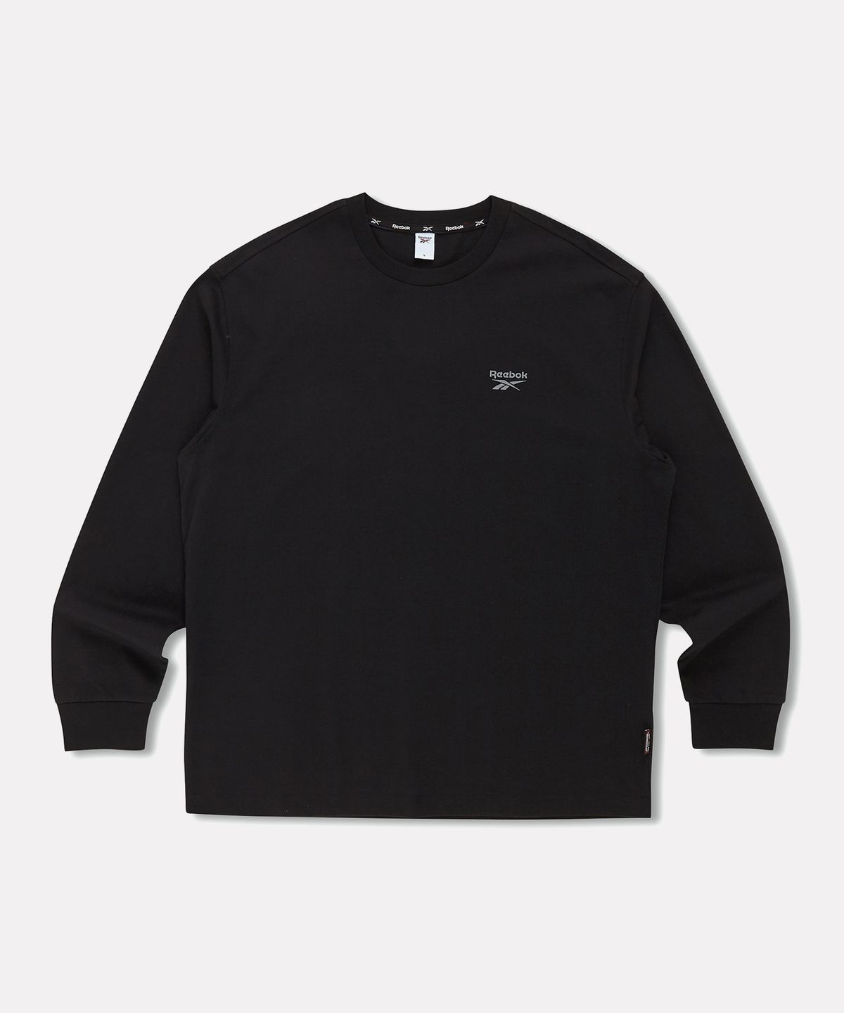 리복(REEBOK) 레거시 그래픽 긴팔티 - 블랙