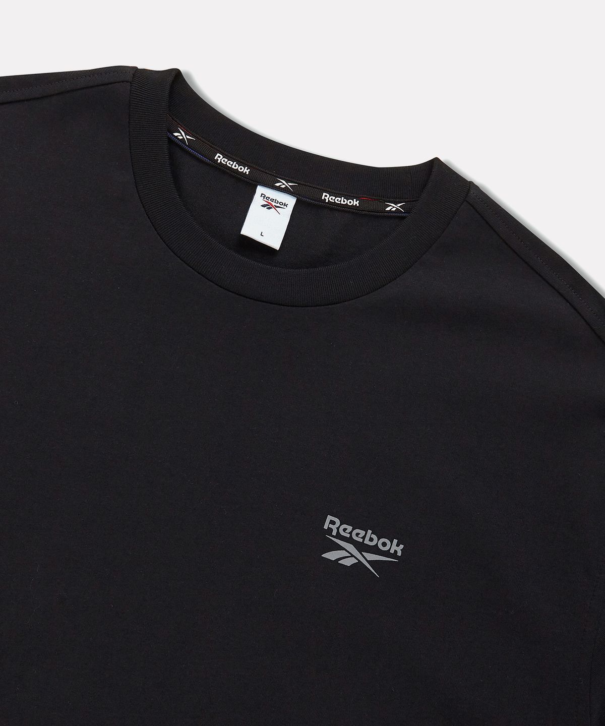 리복(REEBOK) 레거시 그래픽 긴팔티 - 블랙