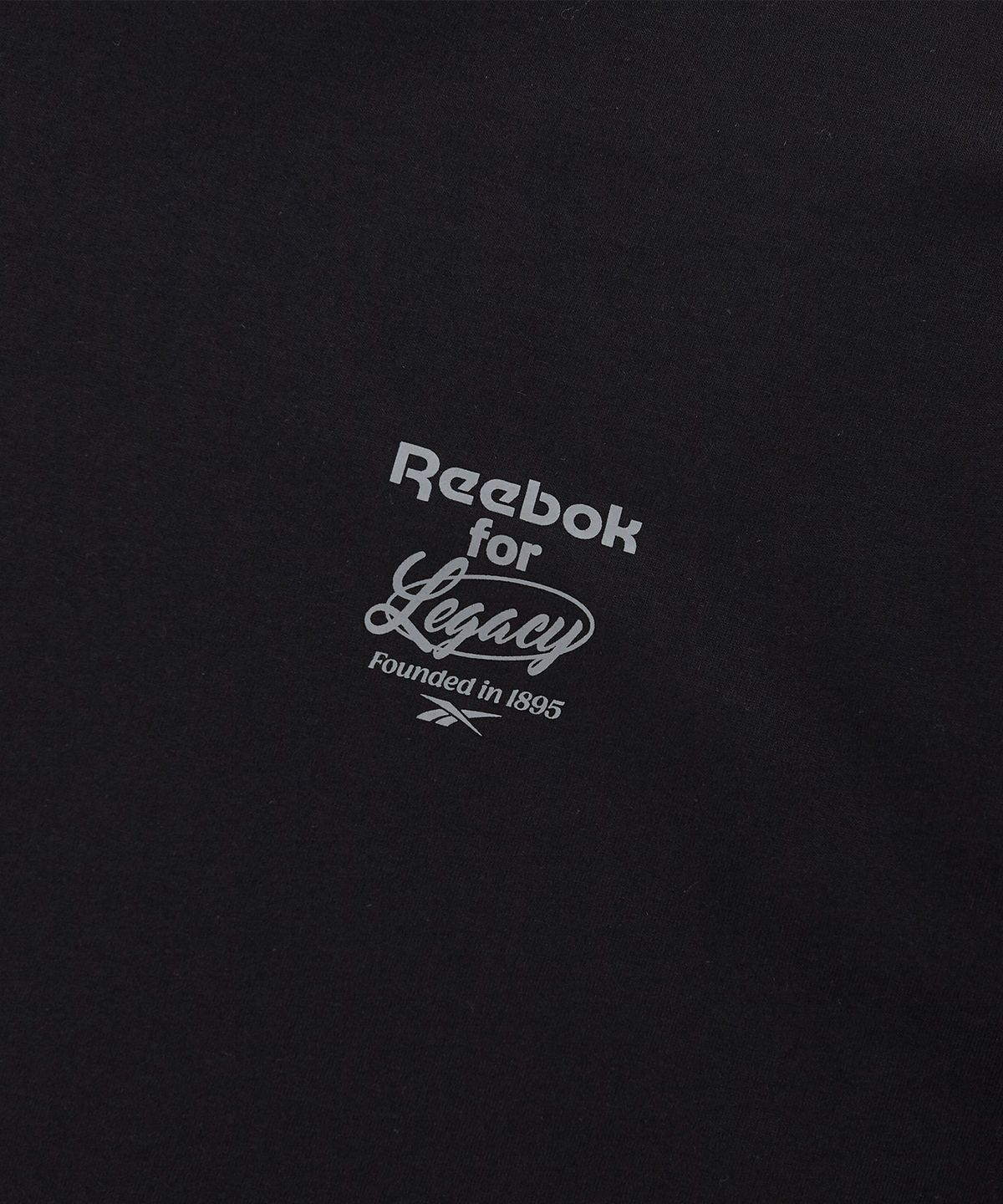 리복(REEBOK) 레거시 로고 레이어드 긴팔티 - 블랙