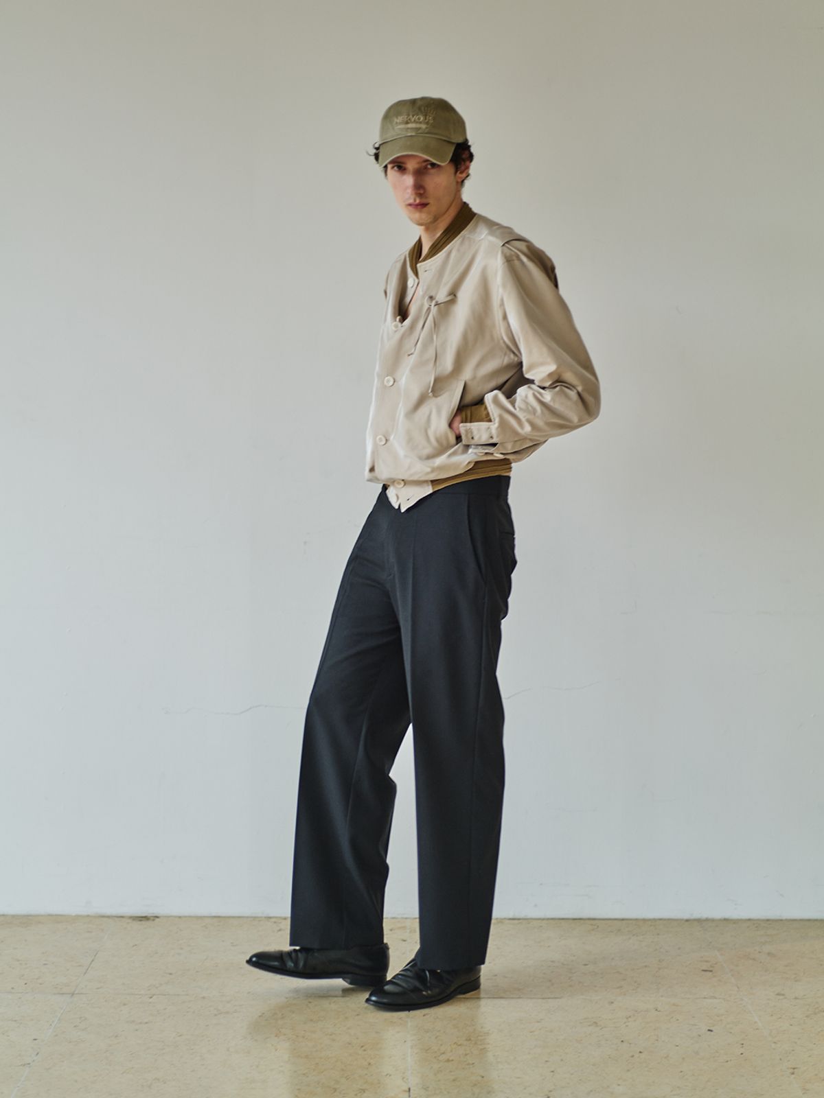 너버스(NERVOUS) WILLOW PANTS _ black wool
