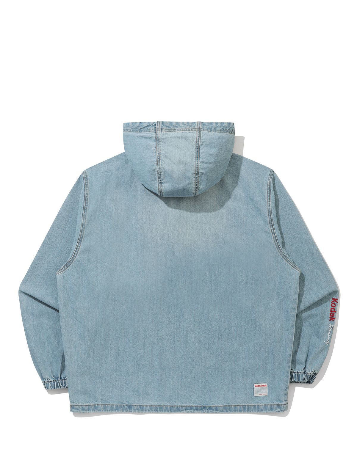 코닥(KODAK) RGB 데님 후드 아노락 SKY BLUE