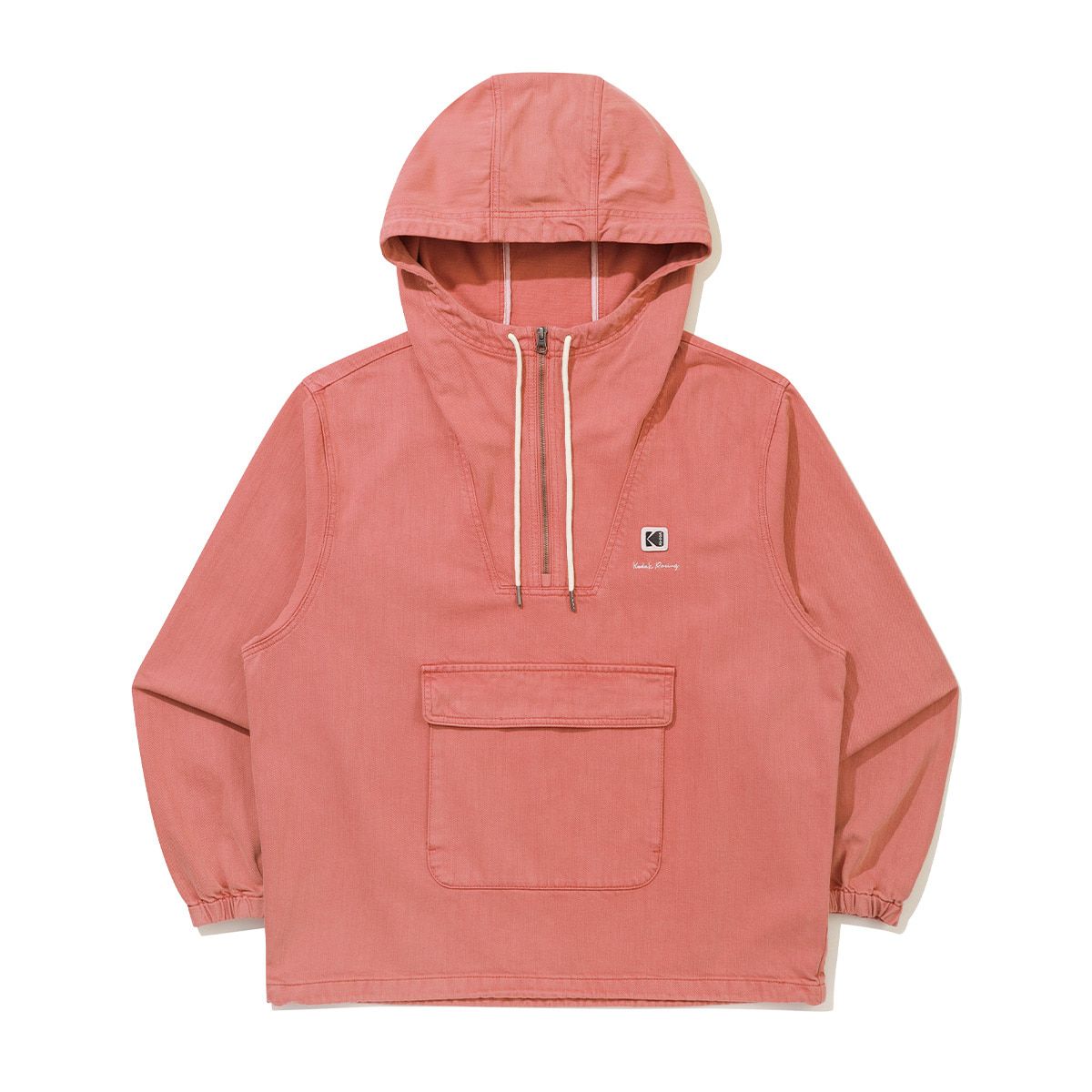 코닥(KODAK) RGB 데님 후드 아노락 PINK