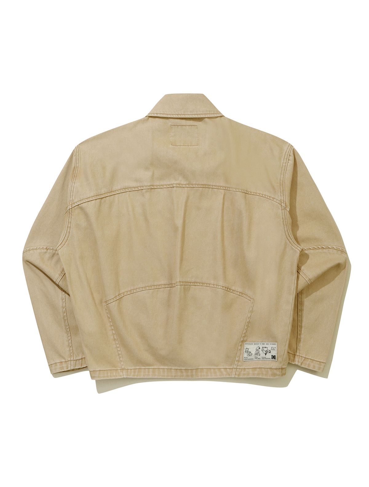코닥(KODAK) RGB 트러커 데님 자켓 우먼 BEIGE