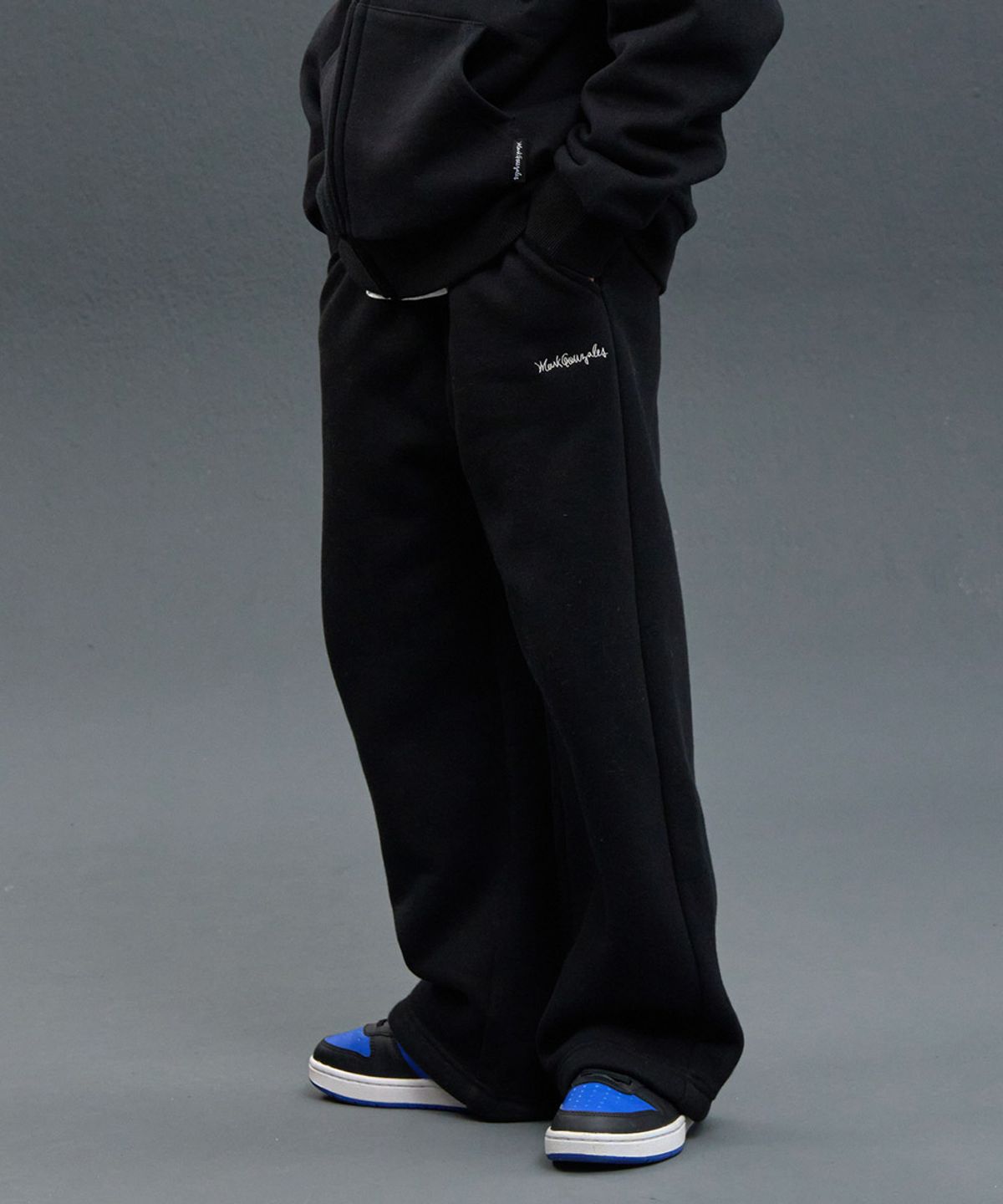 마크곤잘레스 키즈(MARK GONZALES KIDS) 곤잘레스 에션설 와이드 팬츠_블랙_MG54PJ02BK