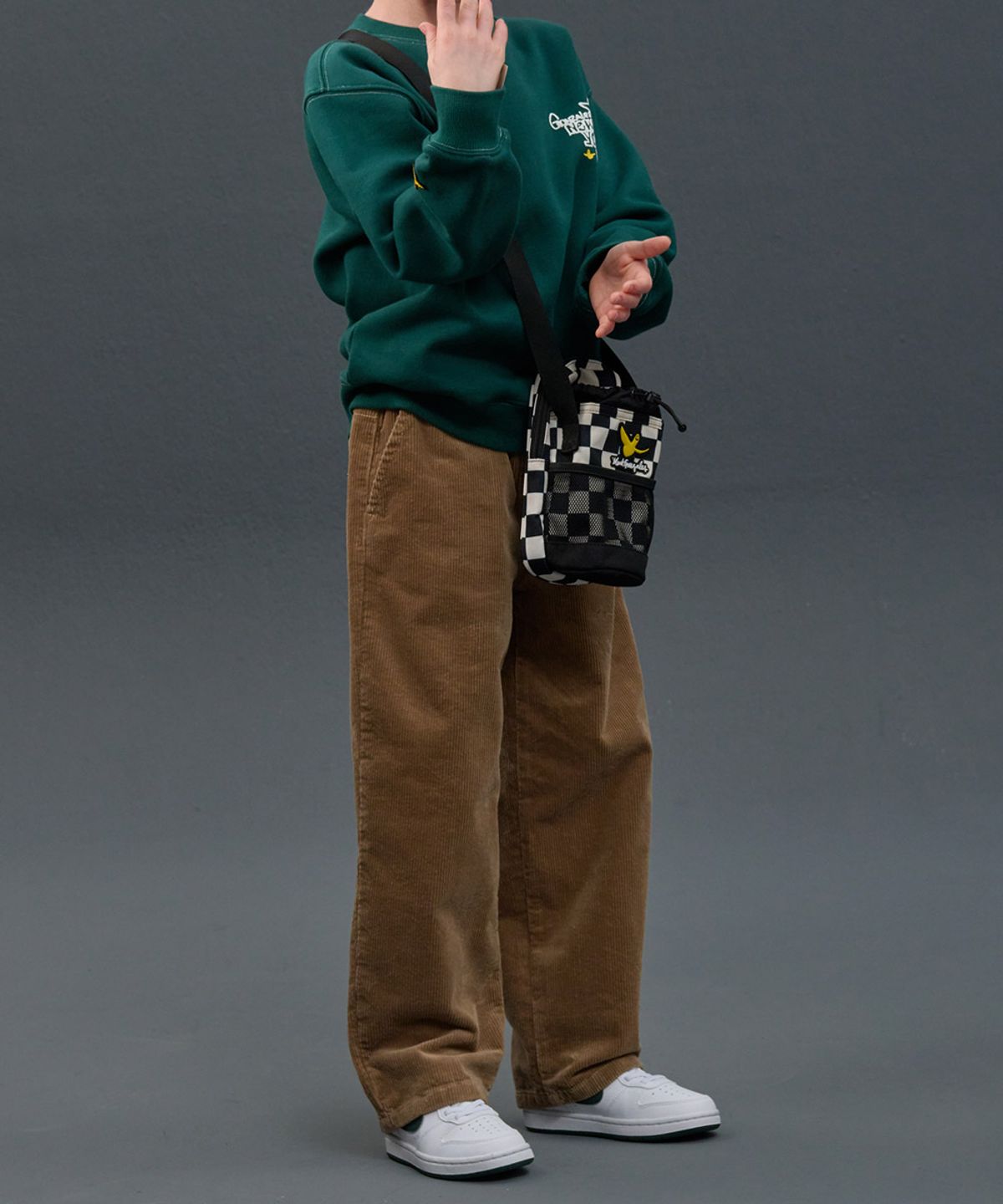 마크곤잘레스 키즈(MARK GONZALES KIDS) 곤잘레스 코듀로이 배기 팬츠_베이지_MG54PT03BG