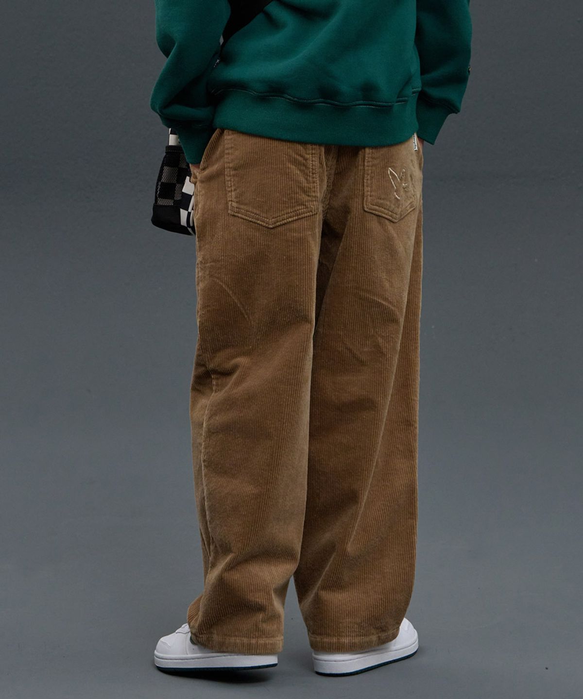 마크곤잘레스 키즈(MARK GONZALES KIDS) 곤잘레스 코듀로이 배기 팬츠_베이지_MG54PT03BG