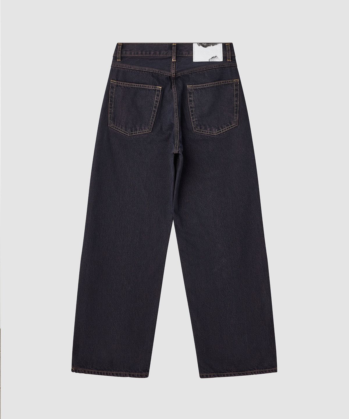 크래키(KRAKKI) [Women] Loose Fit Denim Pants_Dark Purple [KR266PWN952]
