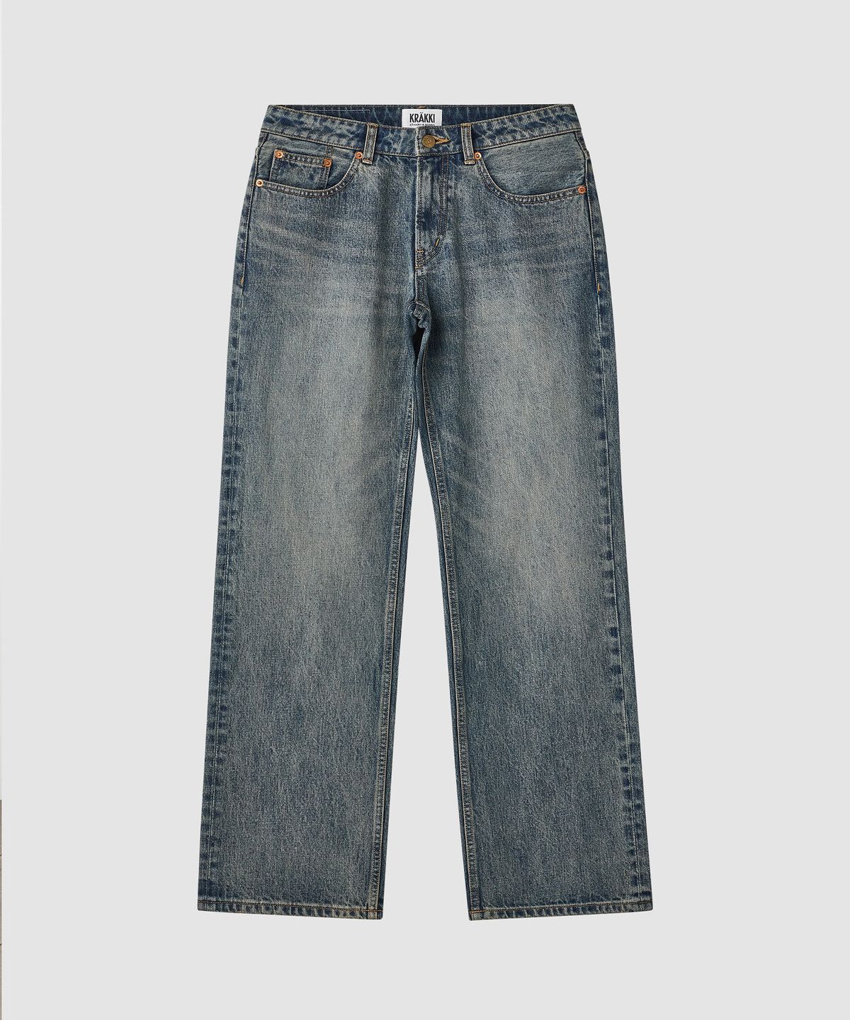 크래키(KRAKKI) [Women] Low-Waist Denim Pants_Indigo [KR266PWN971]