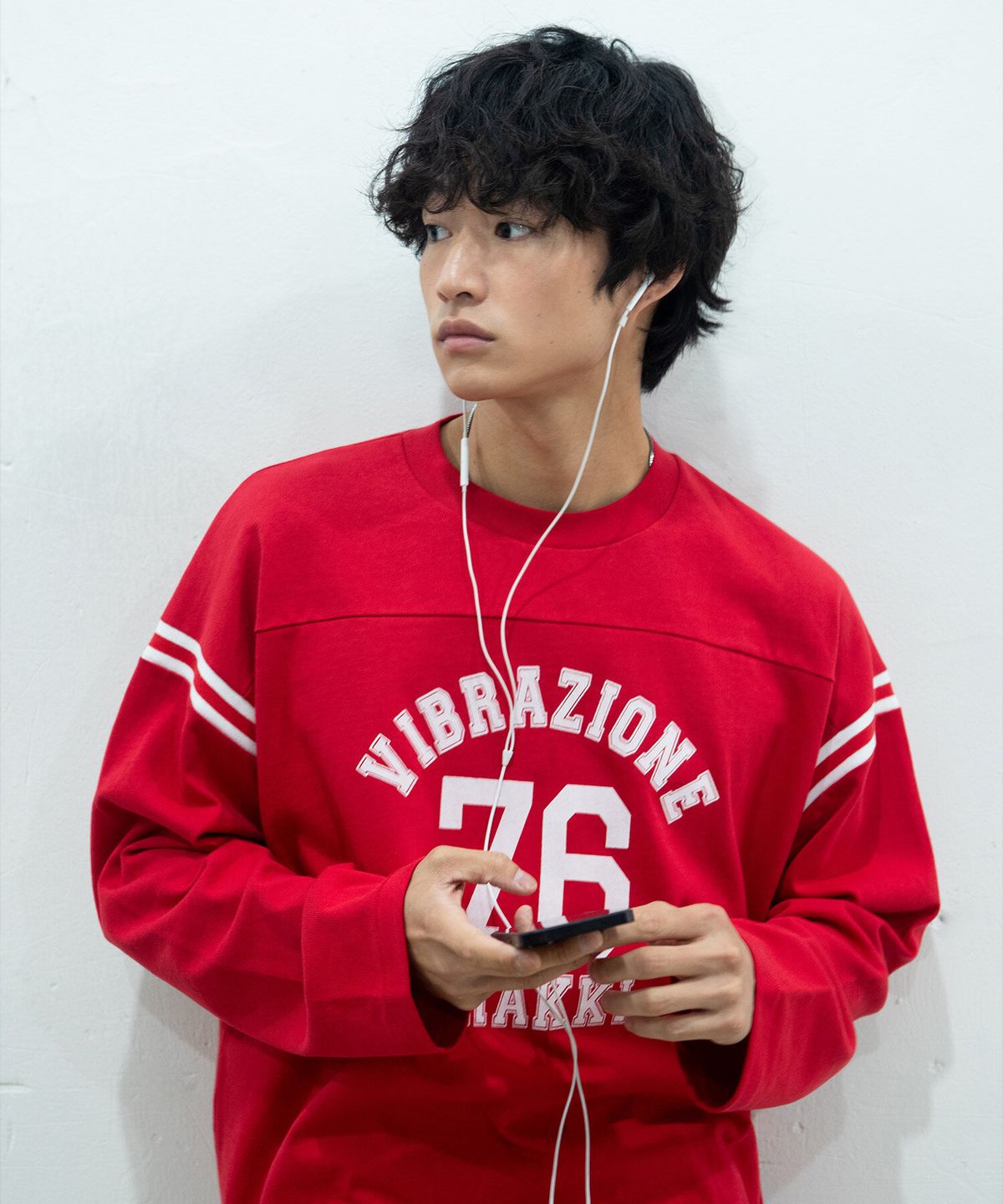 크래키(KRAKKI) [Unisex] Football L/S Tee_Red [KR266PUT901]