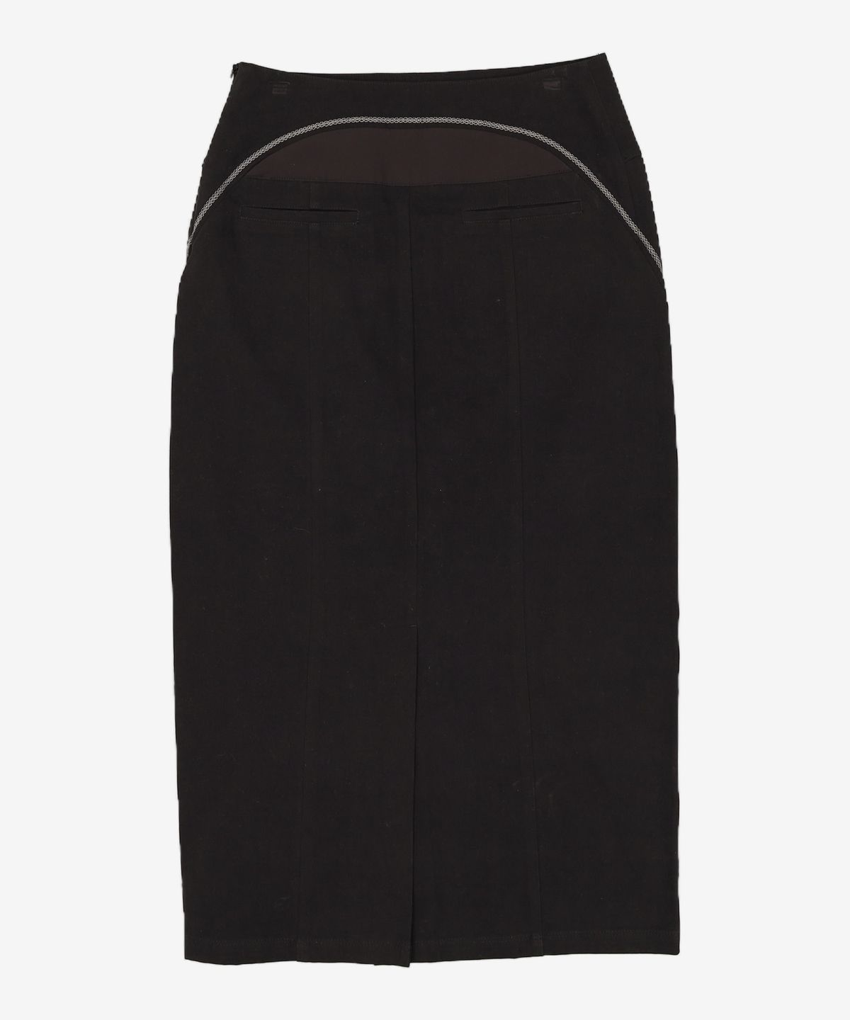 웰빙익스프레스(WELLBEING EXPRESS) Embroidered Long Skirt Black S