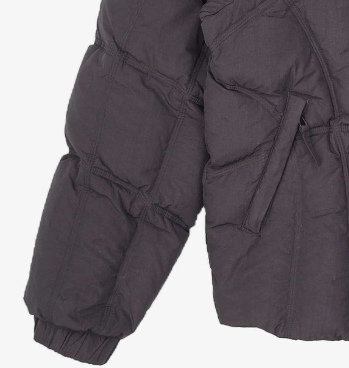 노매뉴얼(NOMANUAL) CURVE DOWN JACKET - BLACK M