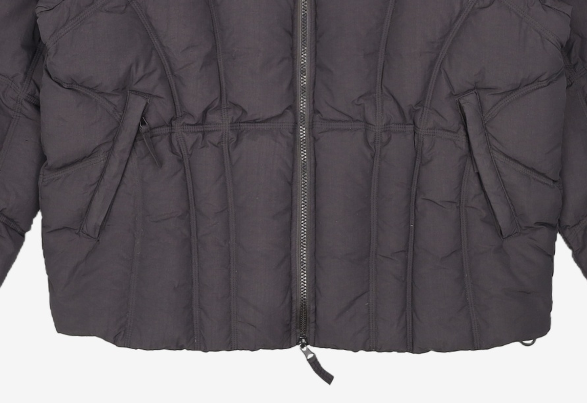 노매뉴얼(NOMANUAL) CURVE DOWN JACKET - BLACK M