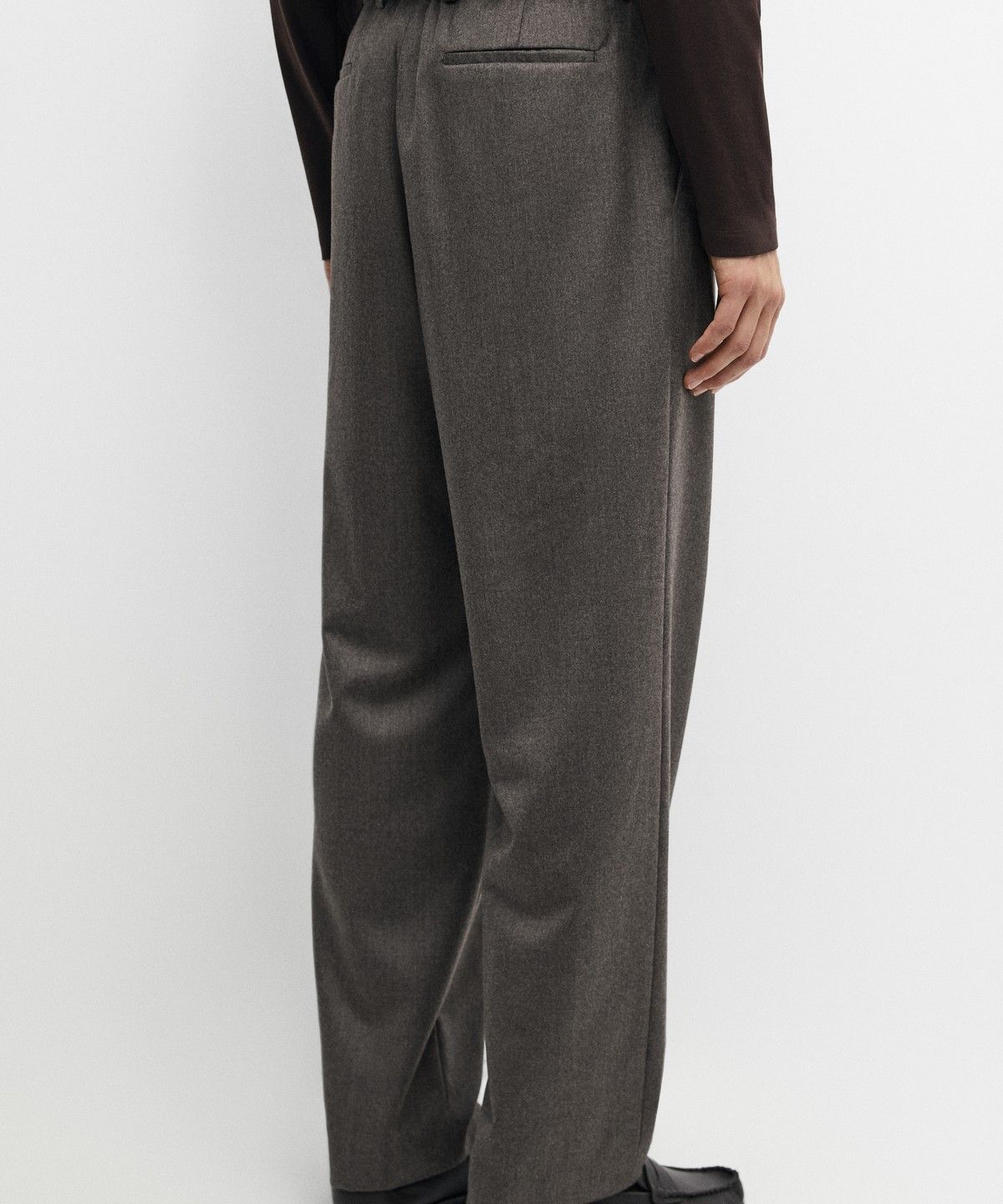 마시모두띠(MASSIMO DUTTI) 100% 울 수트 팬츠