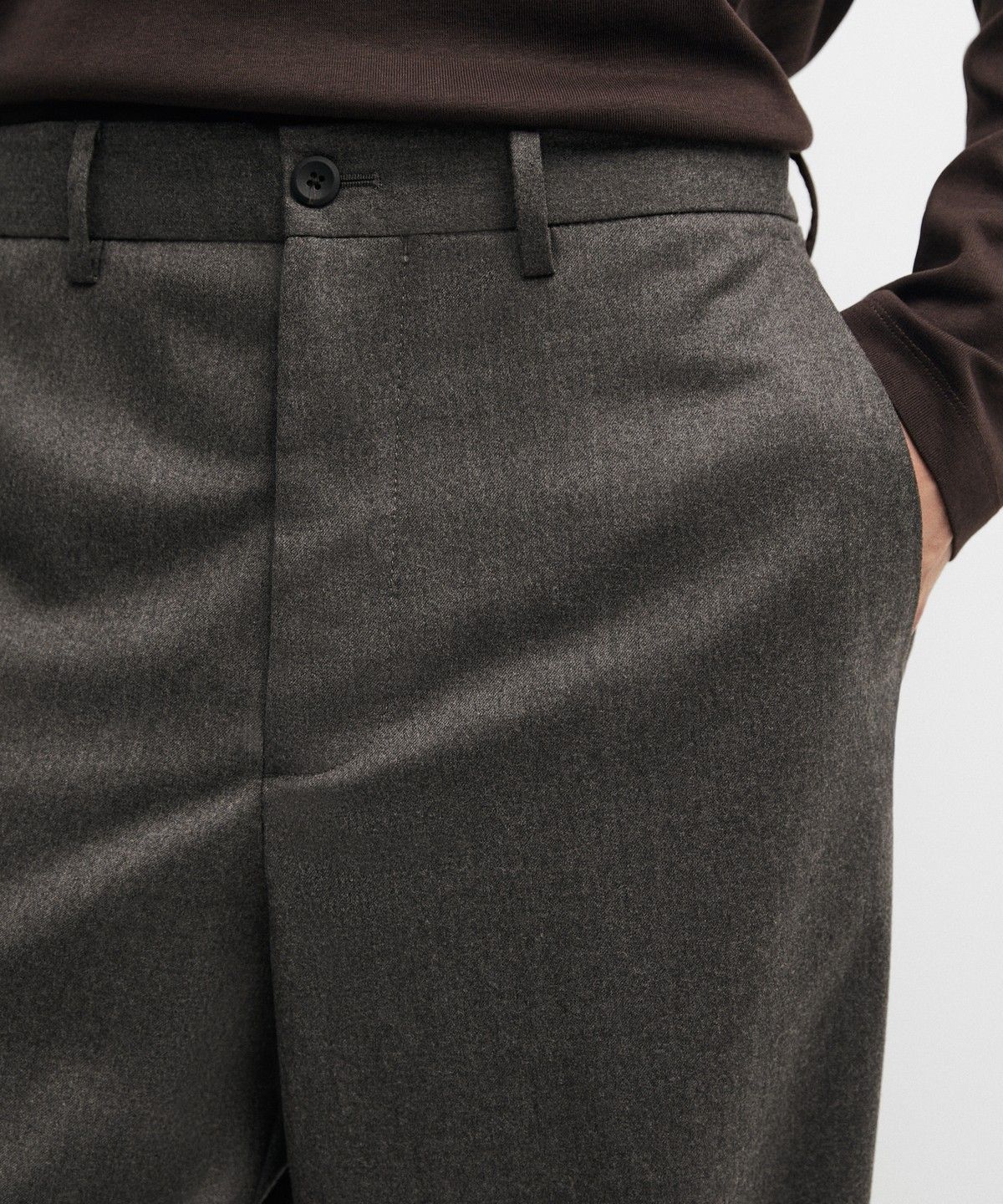 마시모두띠(MASSIMO DUTTI) 100% 울 수트 팬츠