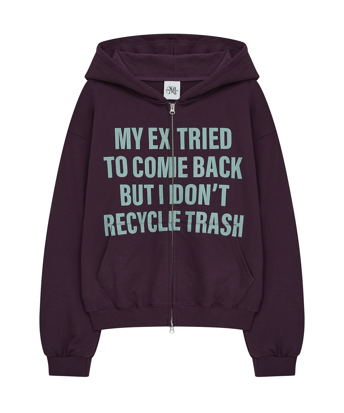 미드나잇 무브(MIDNIGHT MOVE) pt letter zip up (purple)