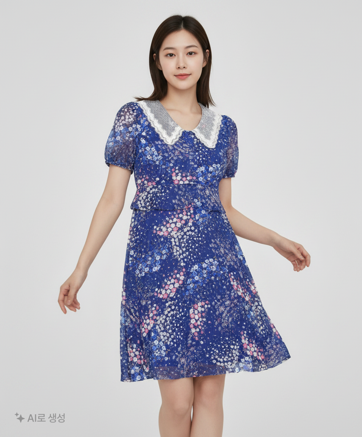 라인(LINE) 미디 원피스 55