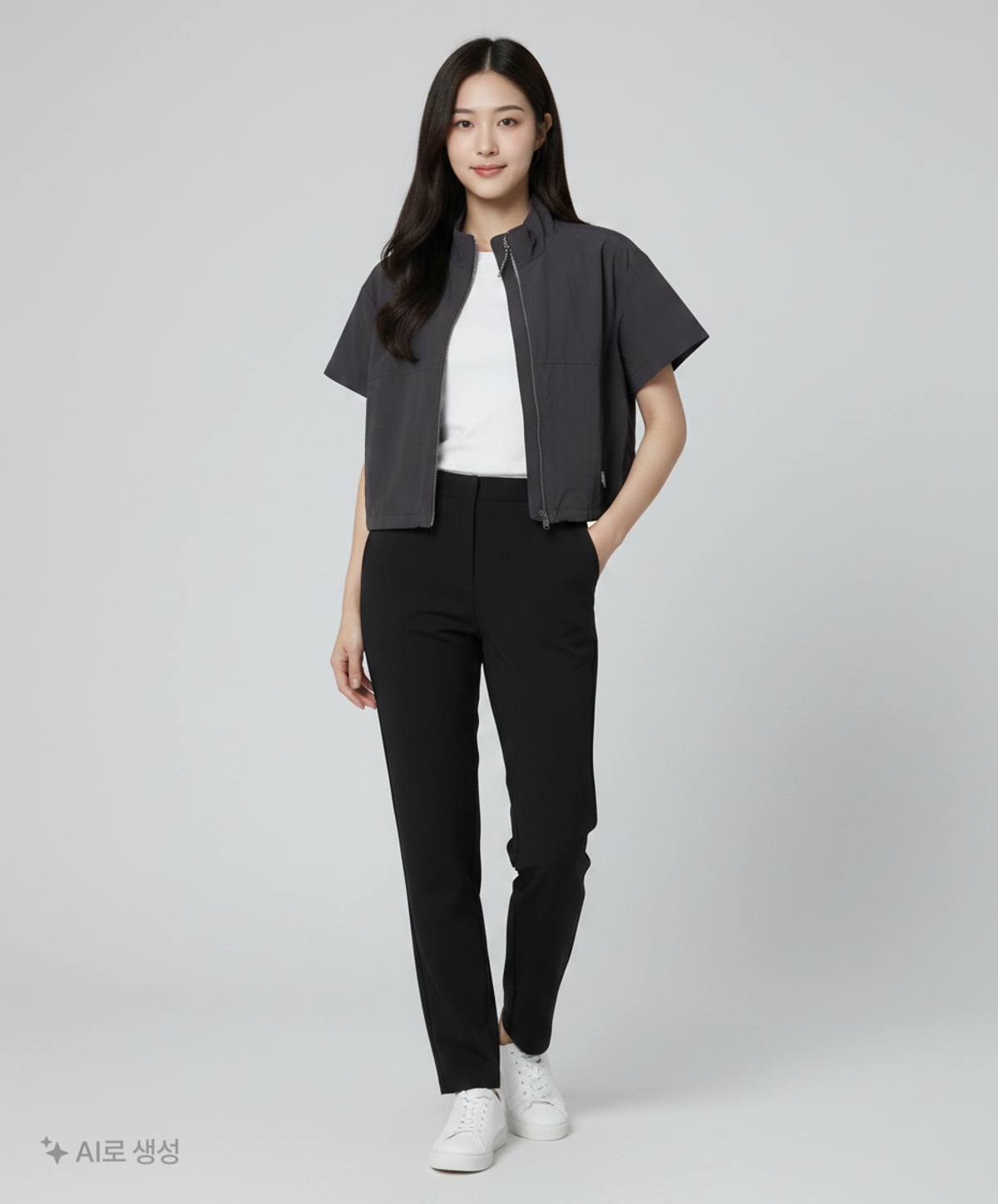 스파오(SPAO) 나일론/코치 재킷 S