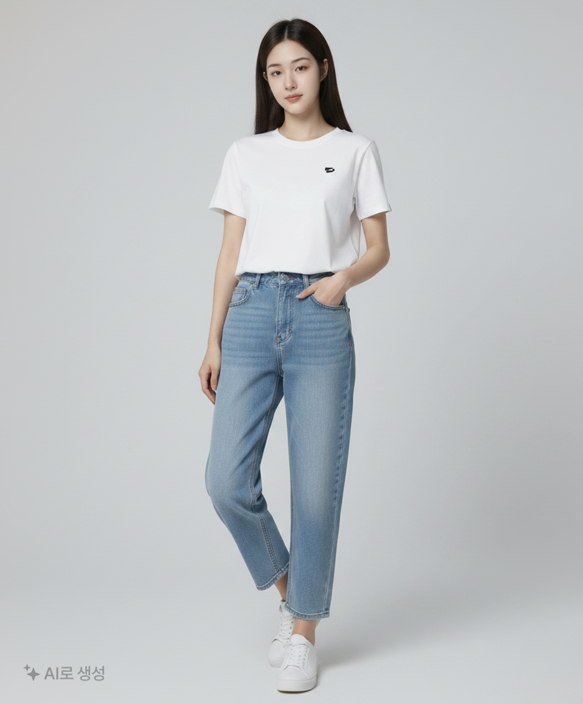 웰빙익스프레스(WELLBEING EXPRESS) Symbol Crop Tee White M
