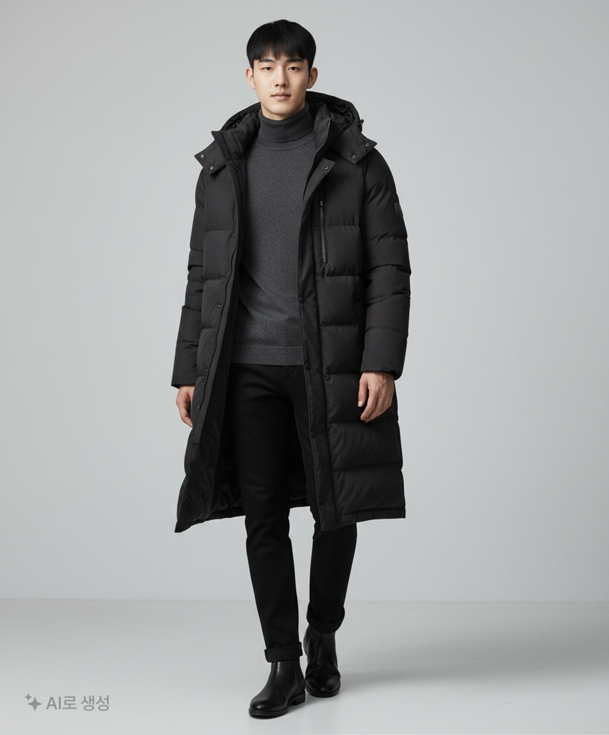 스파오(SPAO) 롱 패딩/롱 헤비 아우터 M