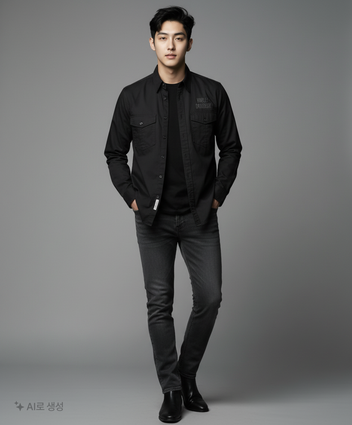 할리데이비슨(HARLEY-DAVIDSON) 캐주얼 셔츠 L