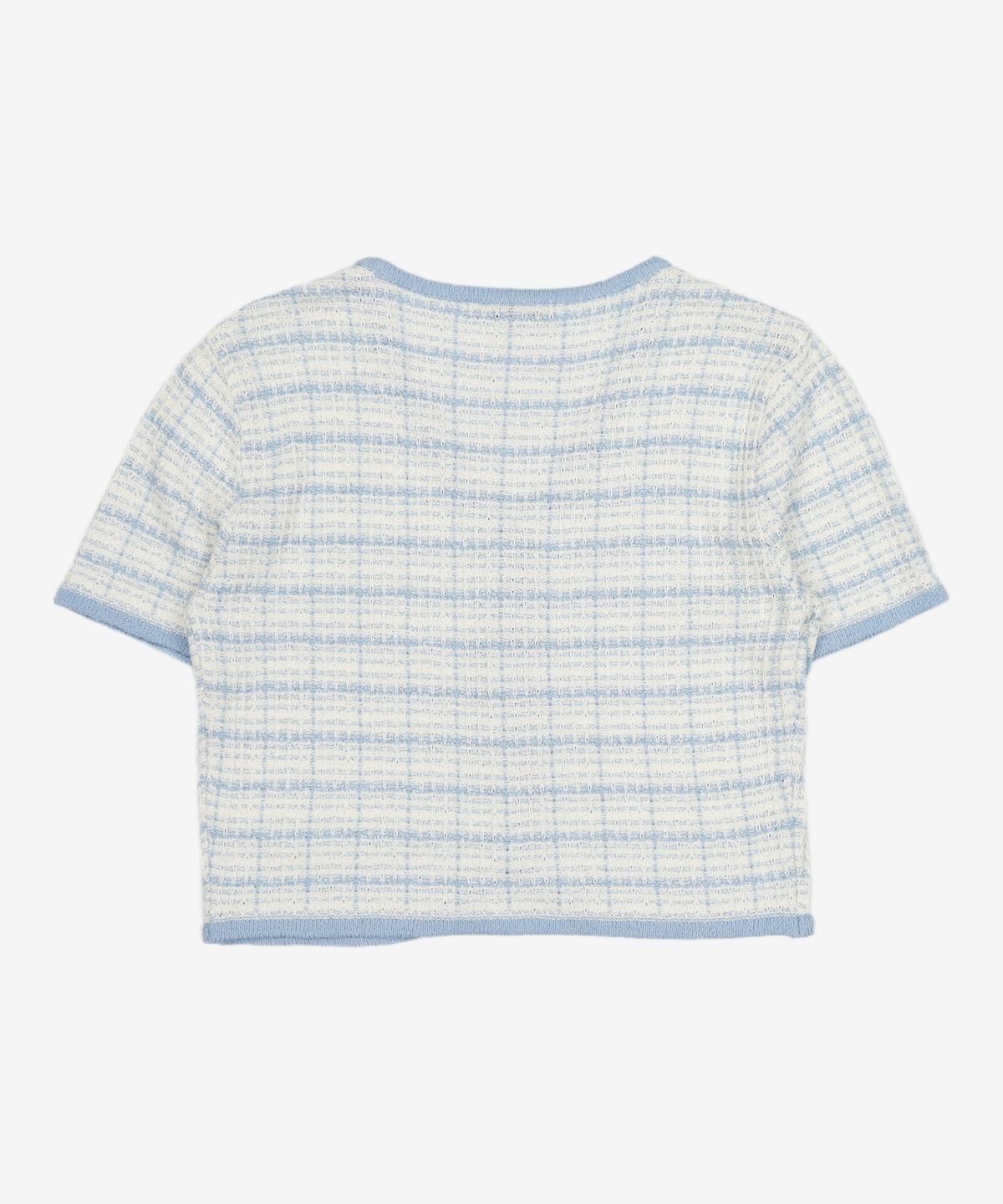 미쏘(MIXXO) [리오더]트위드 반팔 가디건_CKC414T RE MIWCKC61QT M