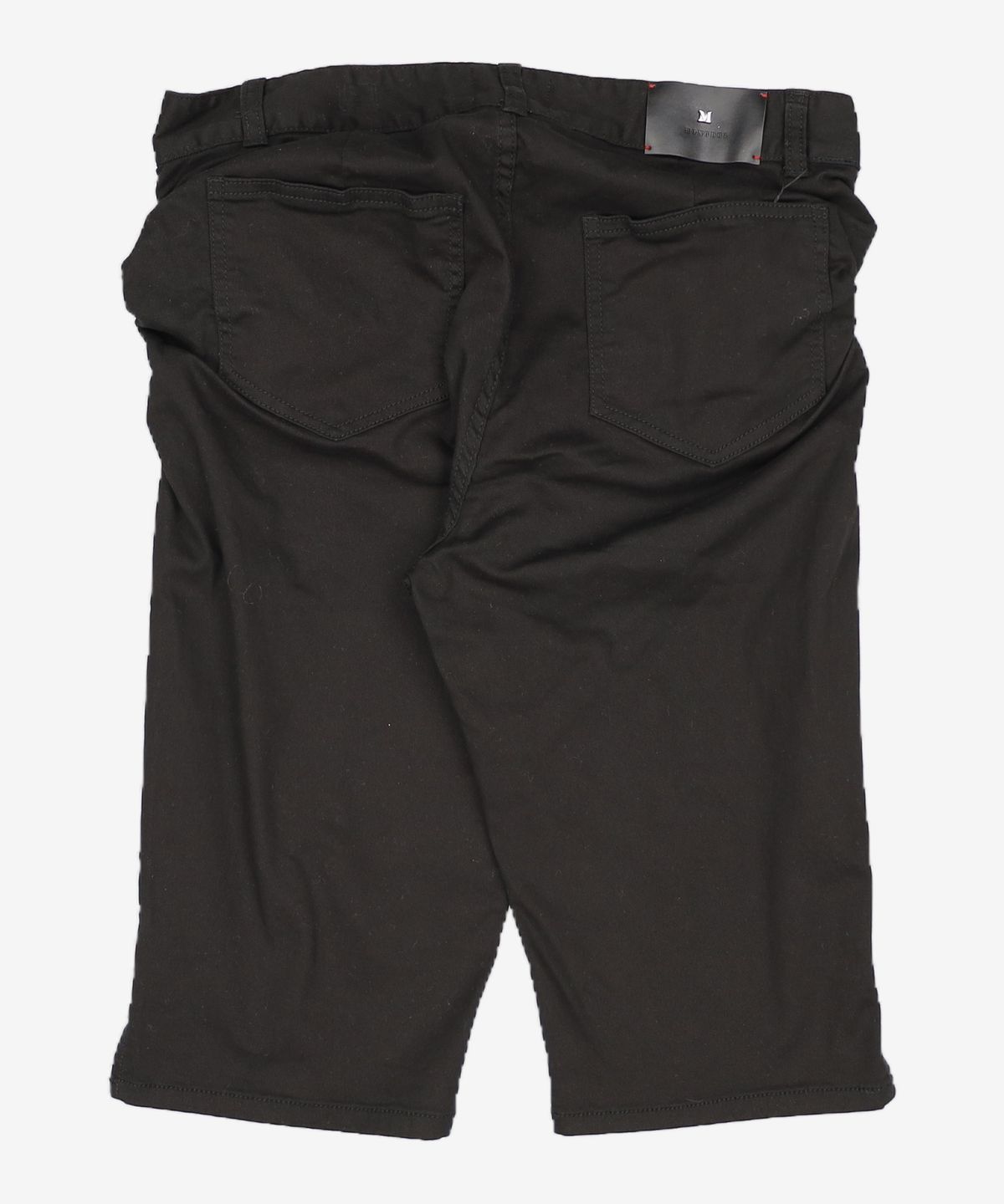 몽돌(MONGDOL) 사이드 셔링 카프리 팬츠 블랙 MDPT081BLACK L